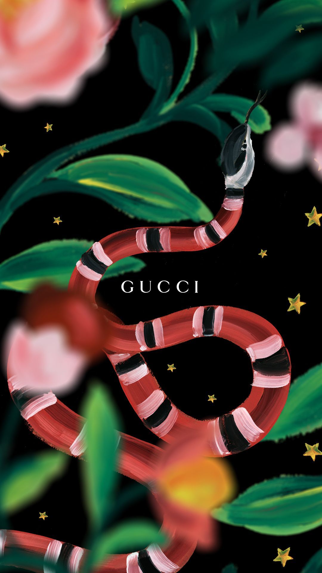 1080x1920 Gucci Snake Wallpaper