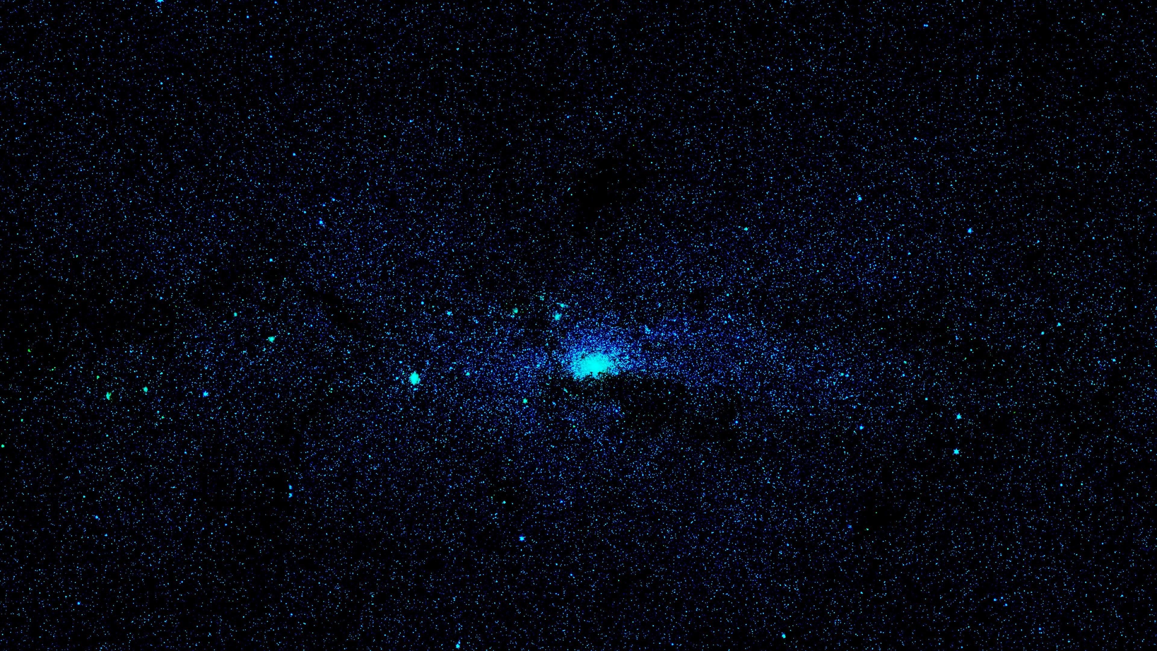 3840x2160 Dark Space Background