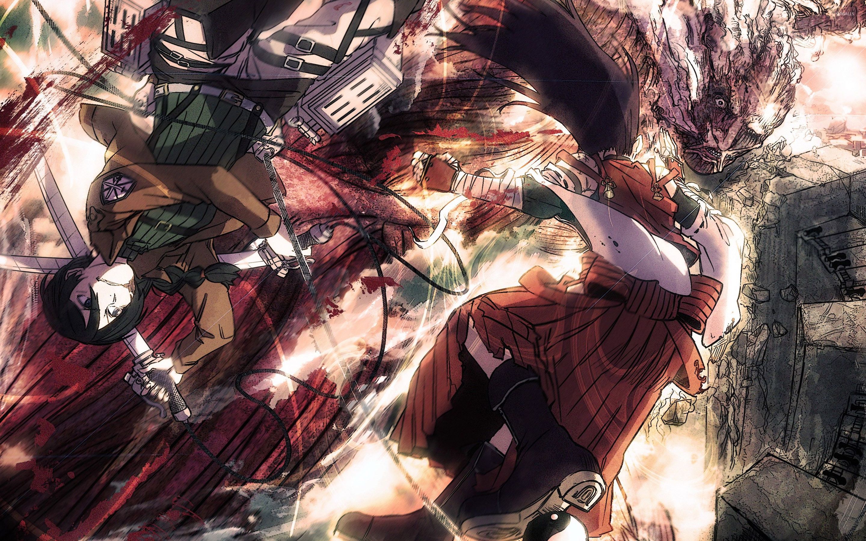 2880x1800 Attack On Titan 7 Wallpaper Anime Wallpaper