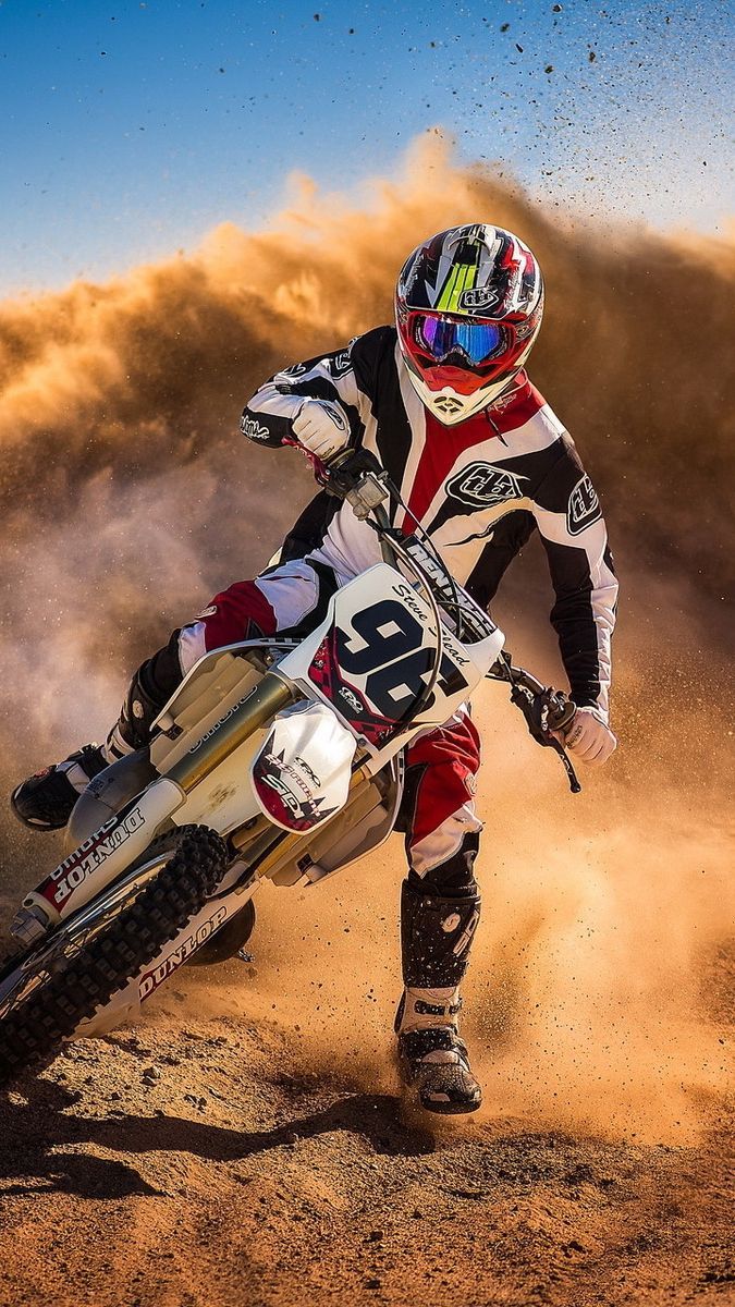 675x1200 Motocross Biker Mud Racing Iphone Wallpaper Iphone Wallpaper