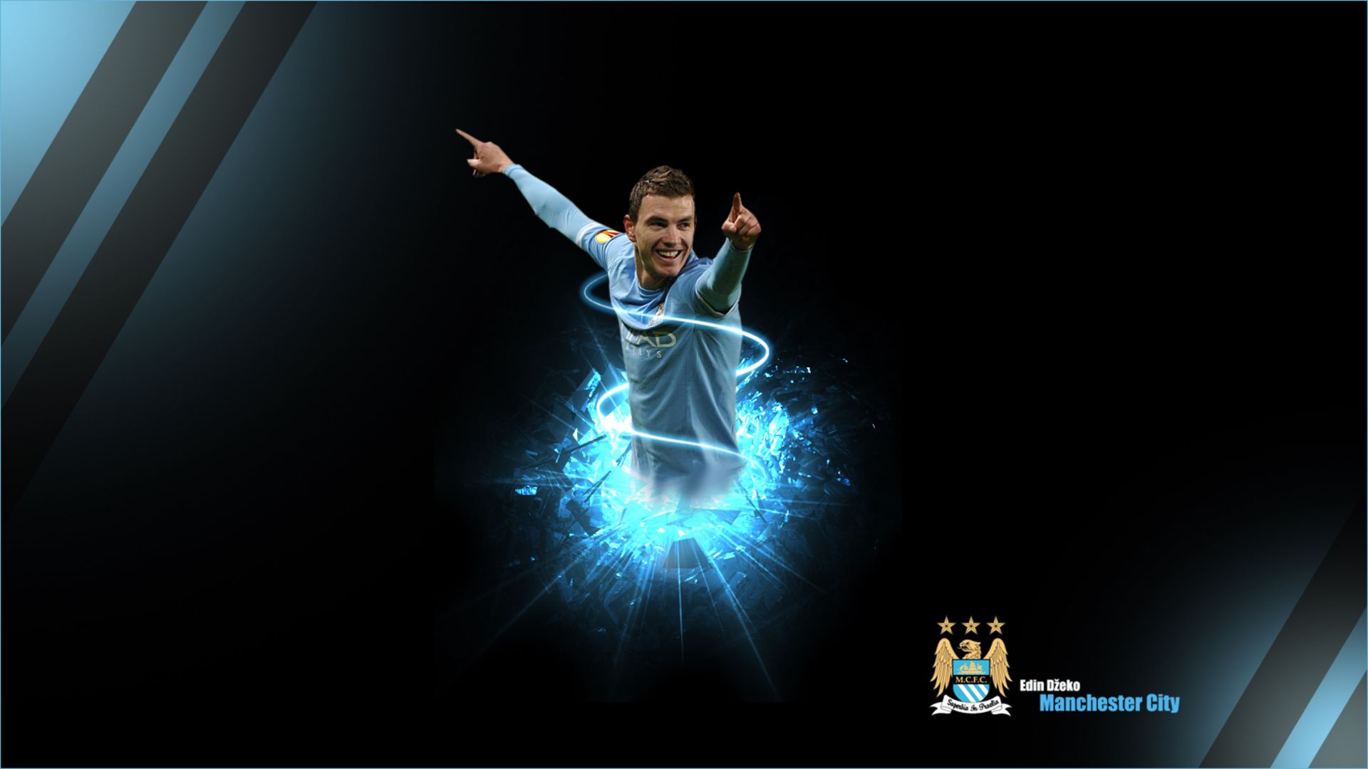 1920x1080 Free Download Football Player Of Manchester City Wallpaper