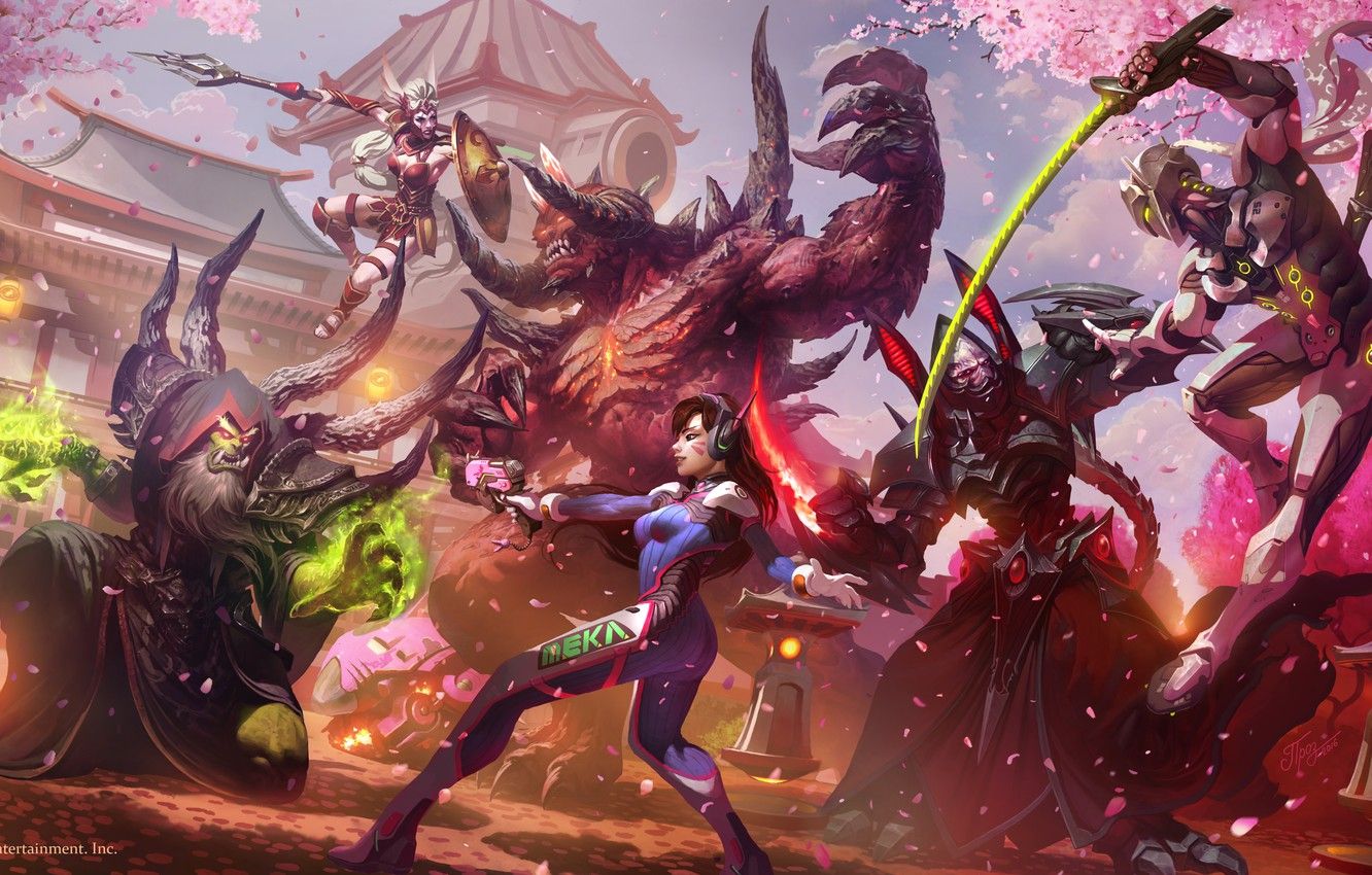 1332x850 Wallpaper Blizzard Diablo Art Hots Heroes Of The Storm