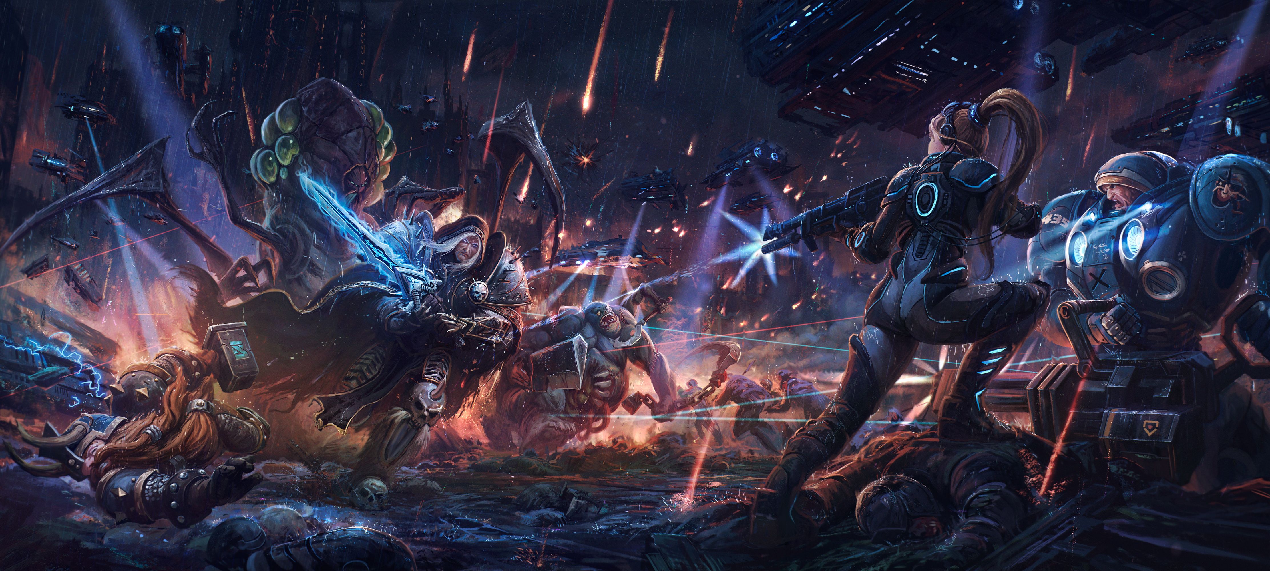 4448x2000 Heroes Of The Storm Hd Wallpaper