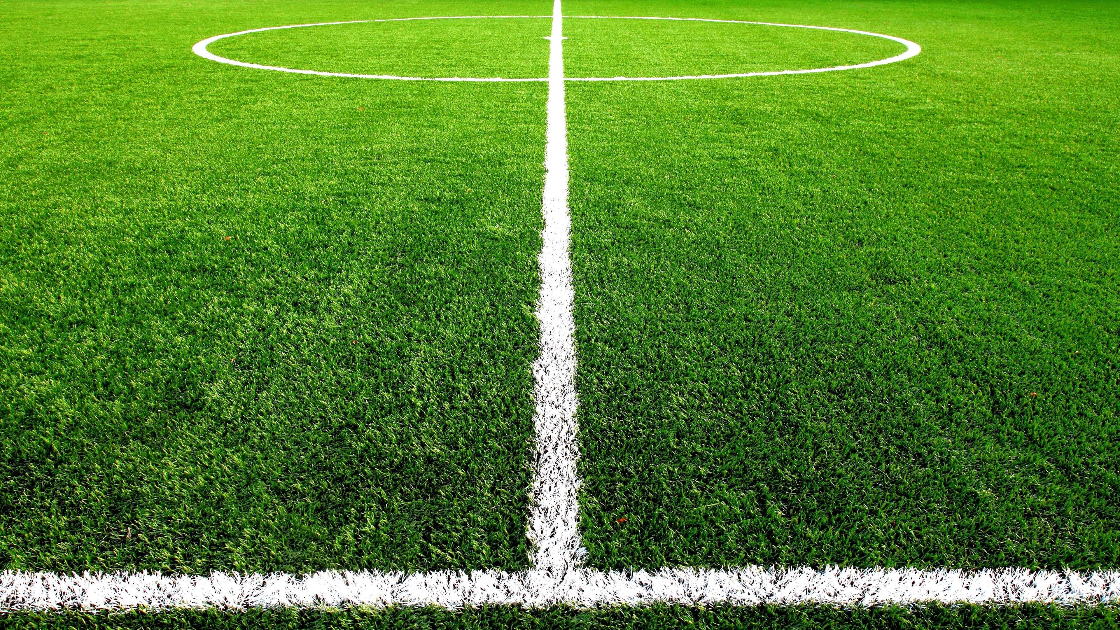 3840x2160 3840x2160 Artificial Grass With White Lines For Football Football Grass Hd Hd Wallpaper Background Download