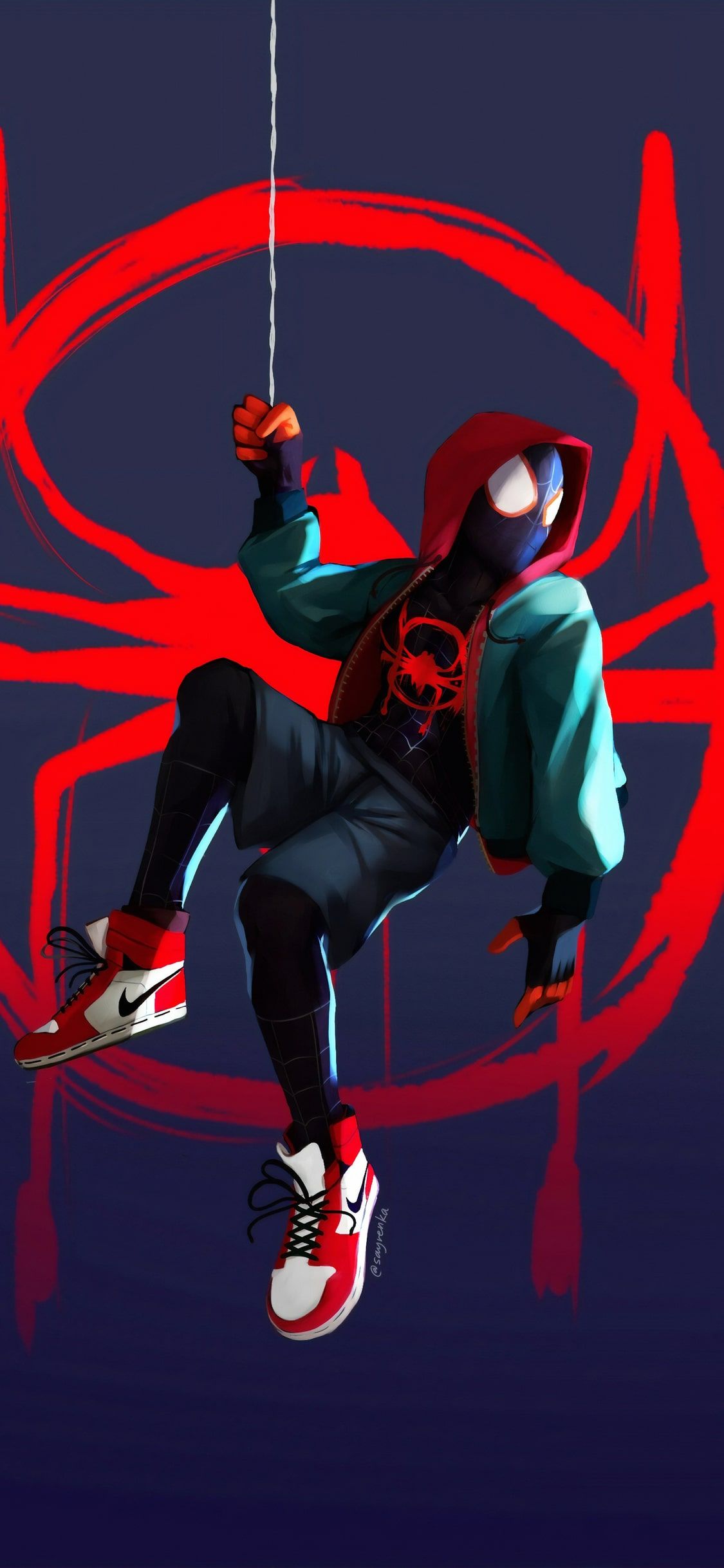 1125x2436 Miles Morales Phone Wallpaper Awesome Free Hd Wallpaper