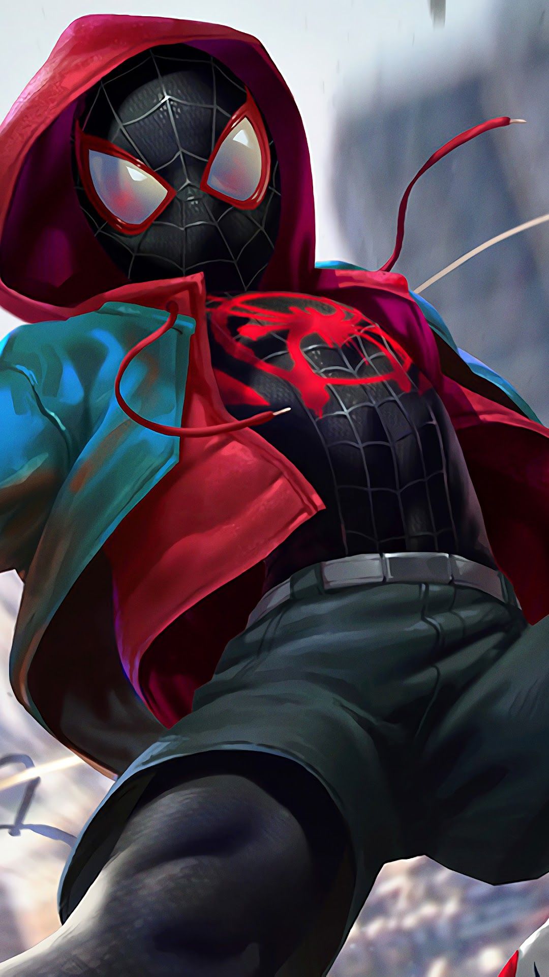 1080x1920 Miles Morales Spider Man Into The Spider Verse 4k Wallpaper