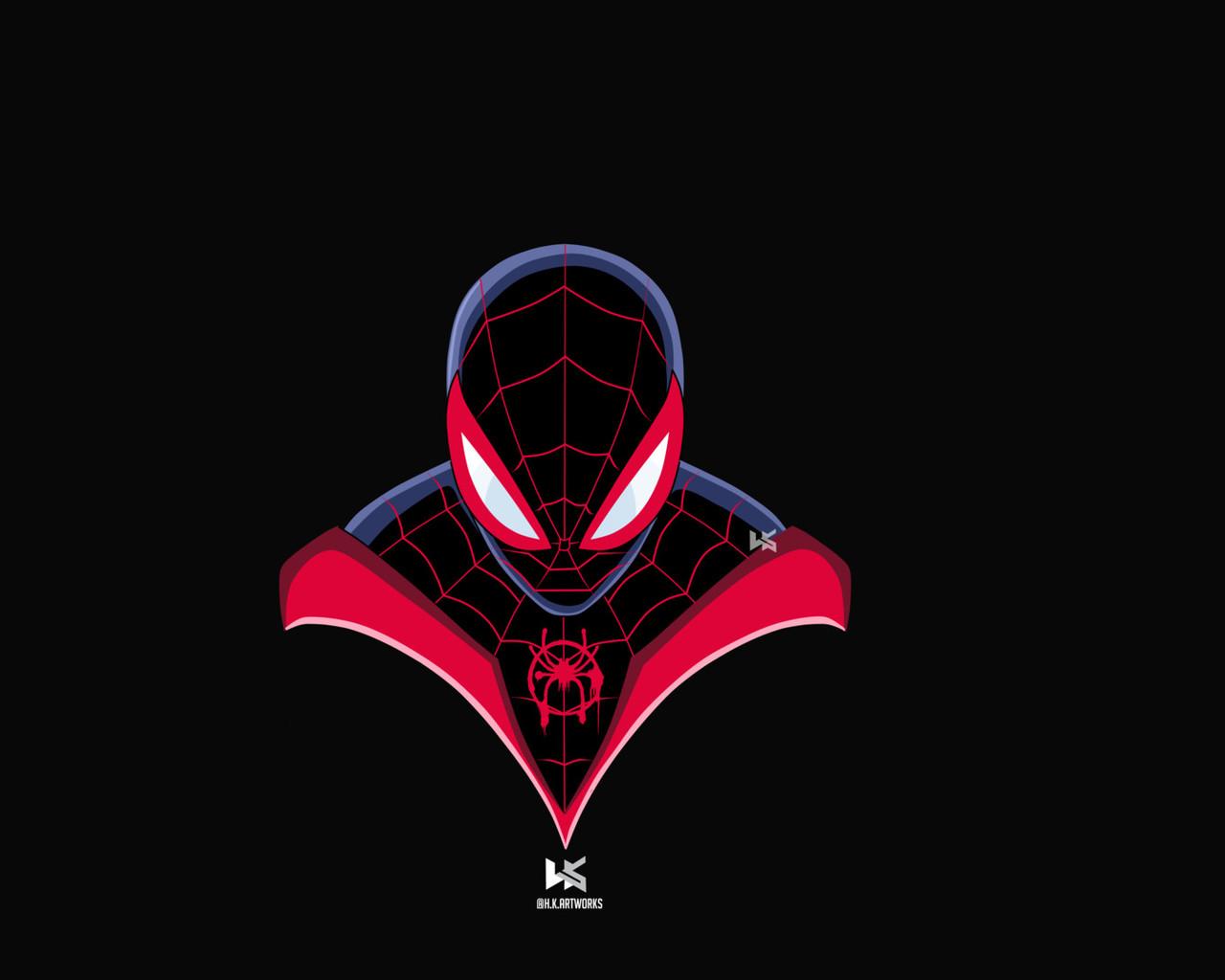 1280x1024 Miles Morales Spider Man Wallpaper