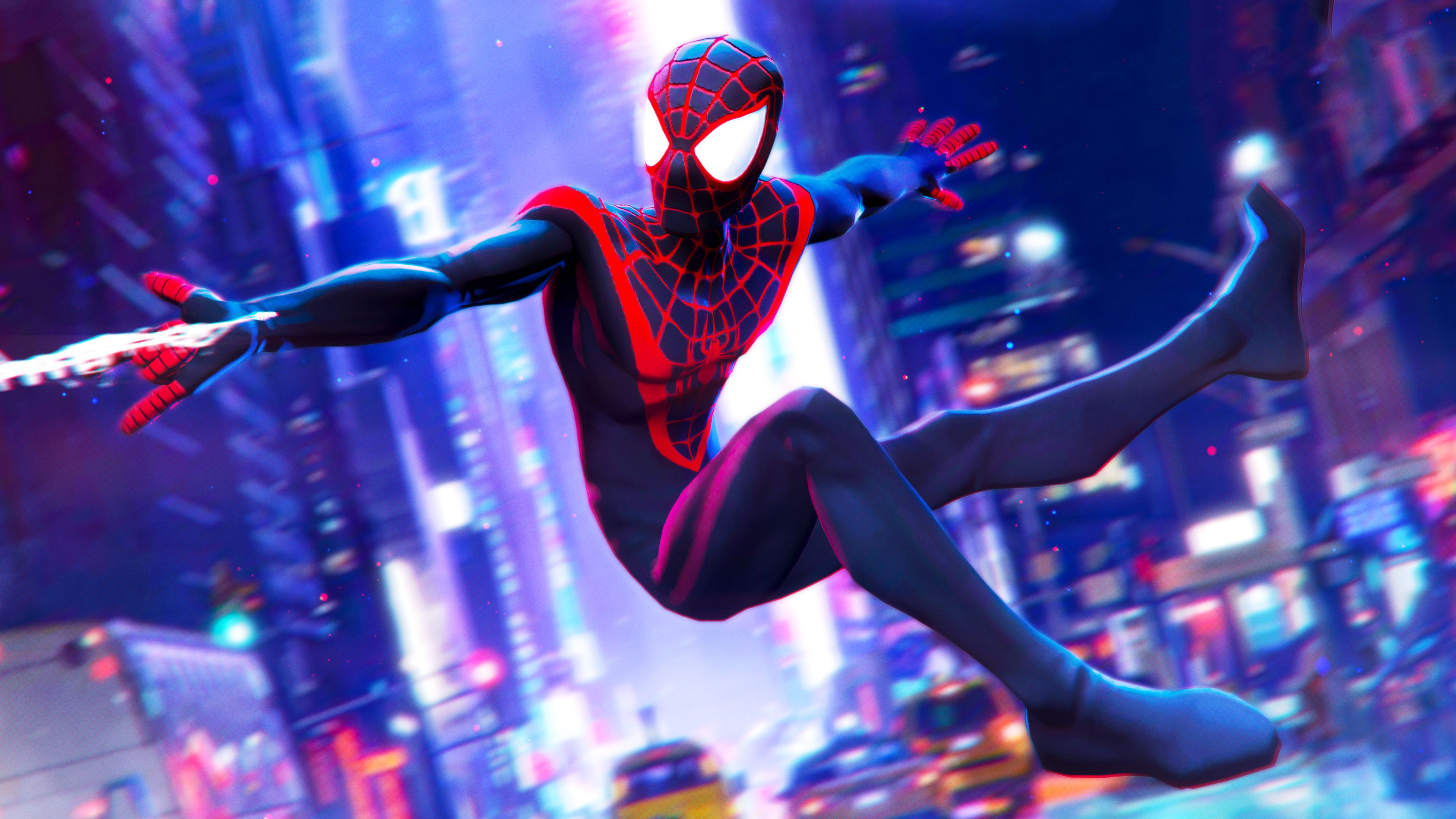 3840x2160 3d Miles Morales Hd Superheroes 4k Wallpaper Image Background Photo And Picture