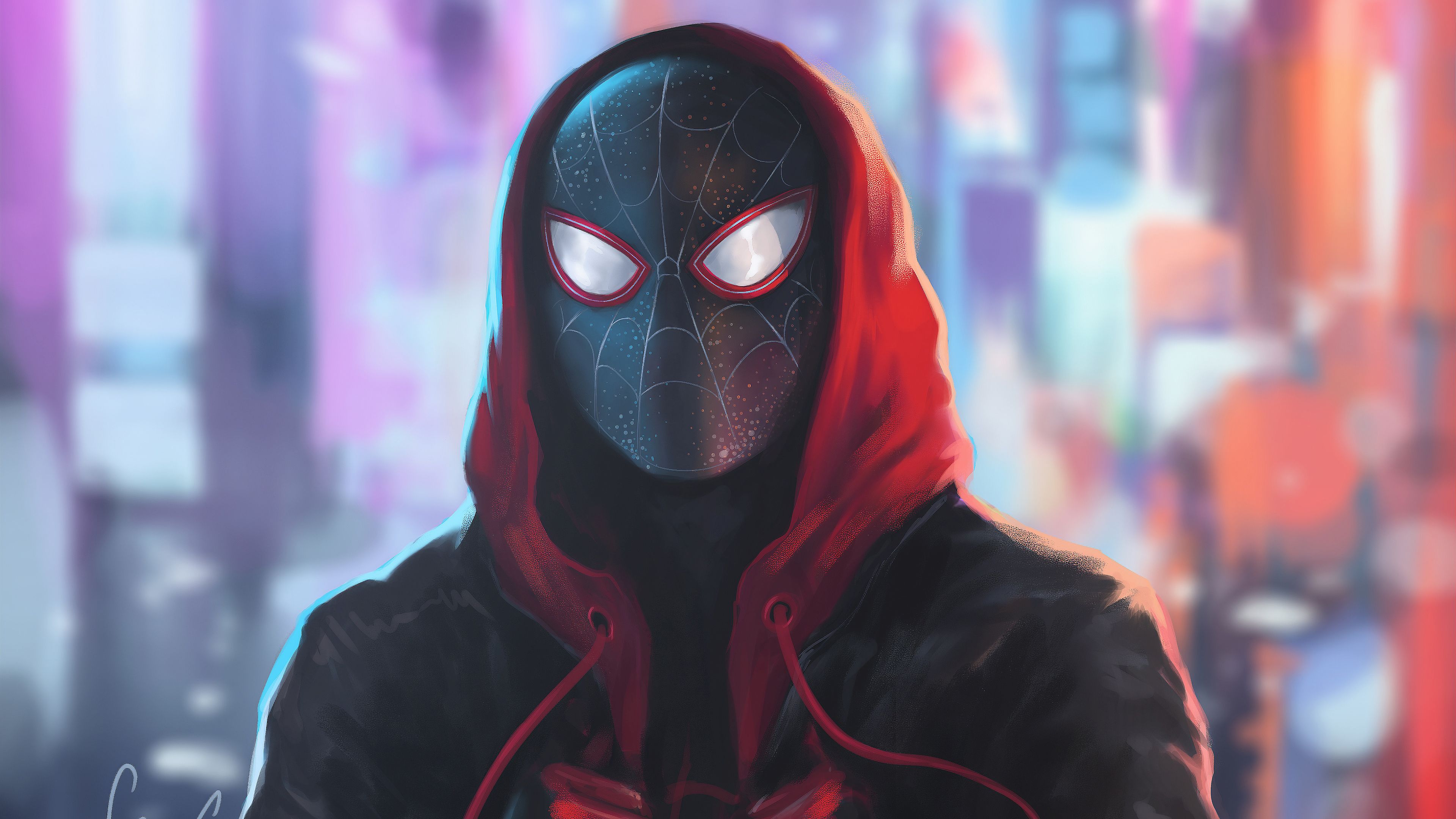 3840x2160 4k Miles Morales Hd Superheroes 4k Wallpaper Image Background Photo And Picture
