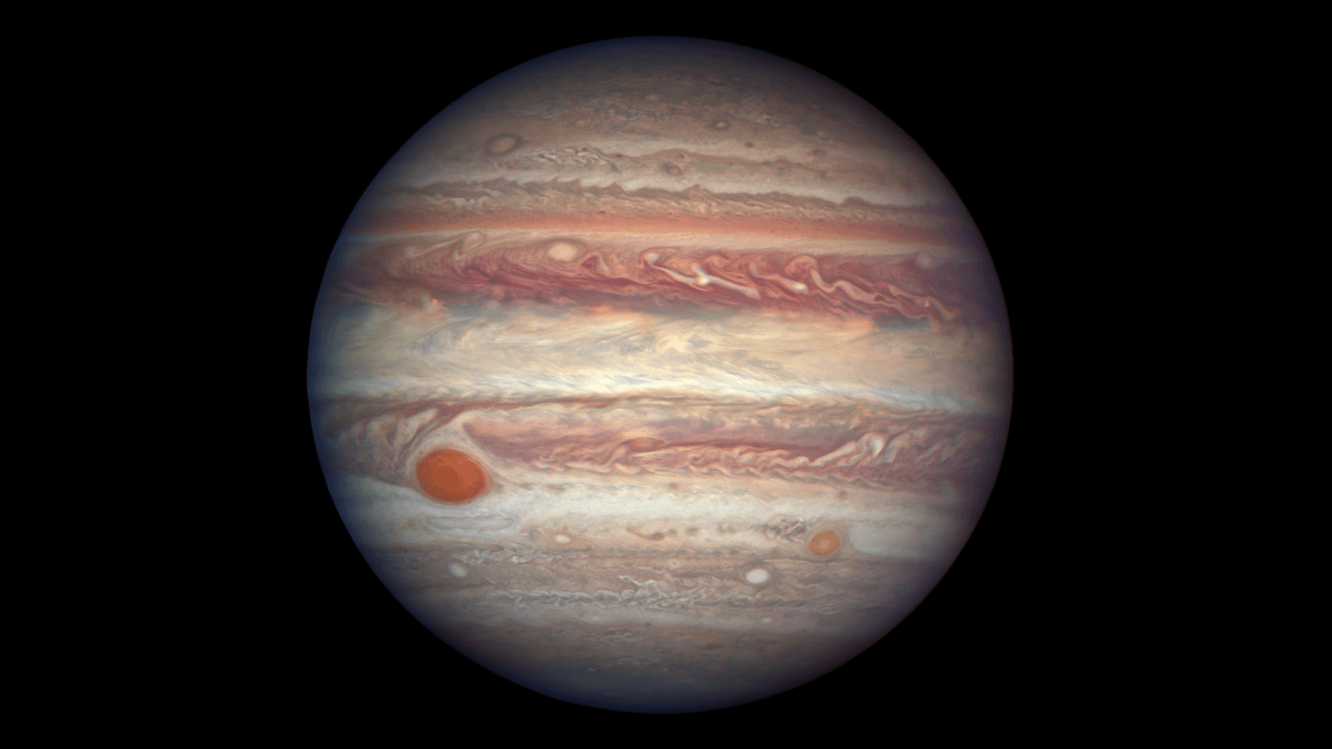 1920x1080 Gms Hubble Maps Jupiter In 4k Ultra Hd