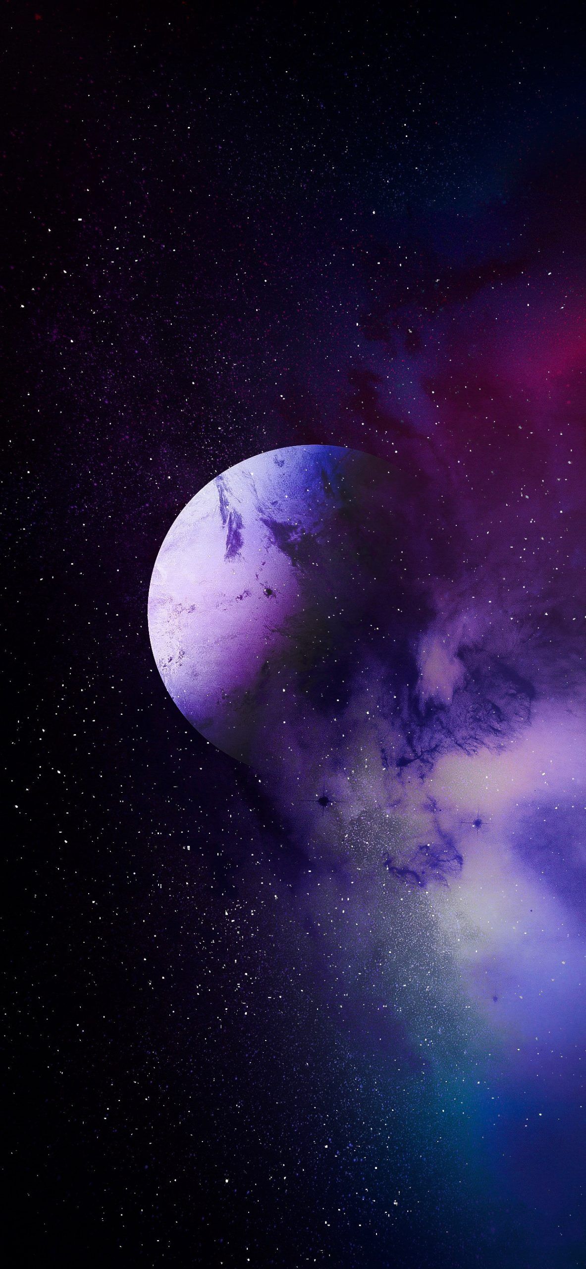 1183x2560 Space Fantasy Wallpaper For Iphone