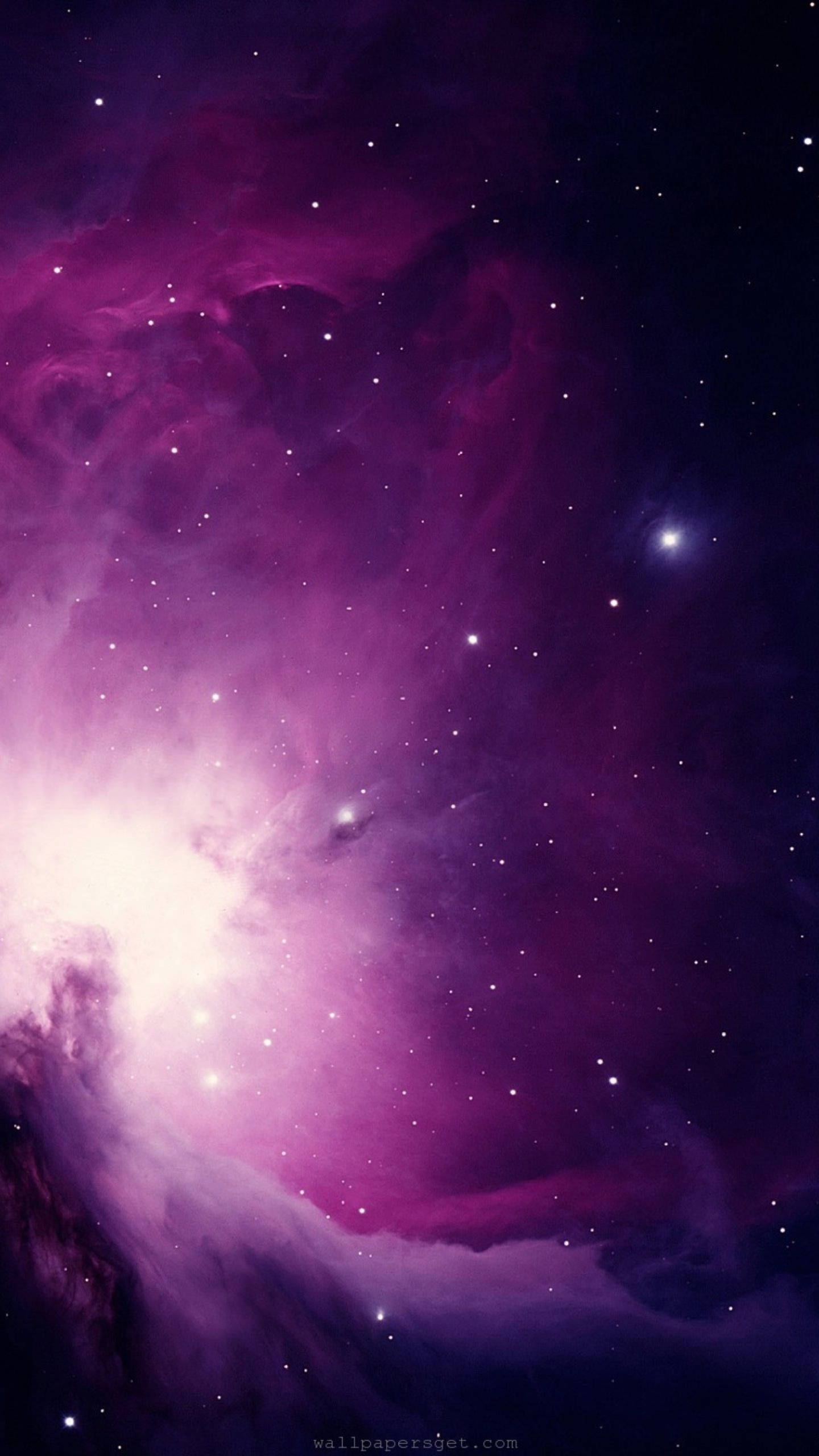 1440x2560 Purple Space Wallpaper