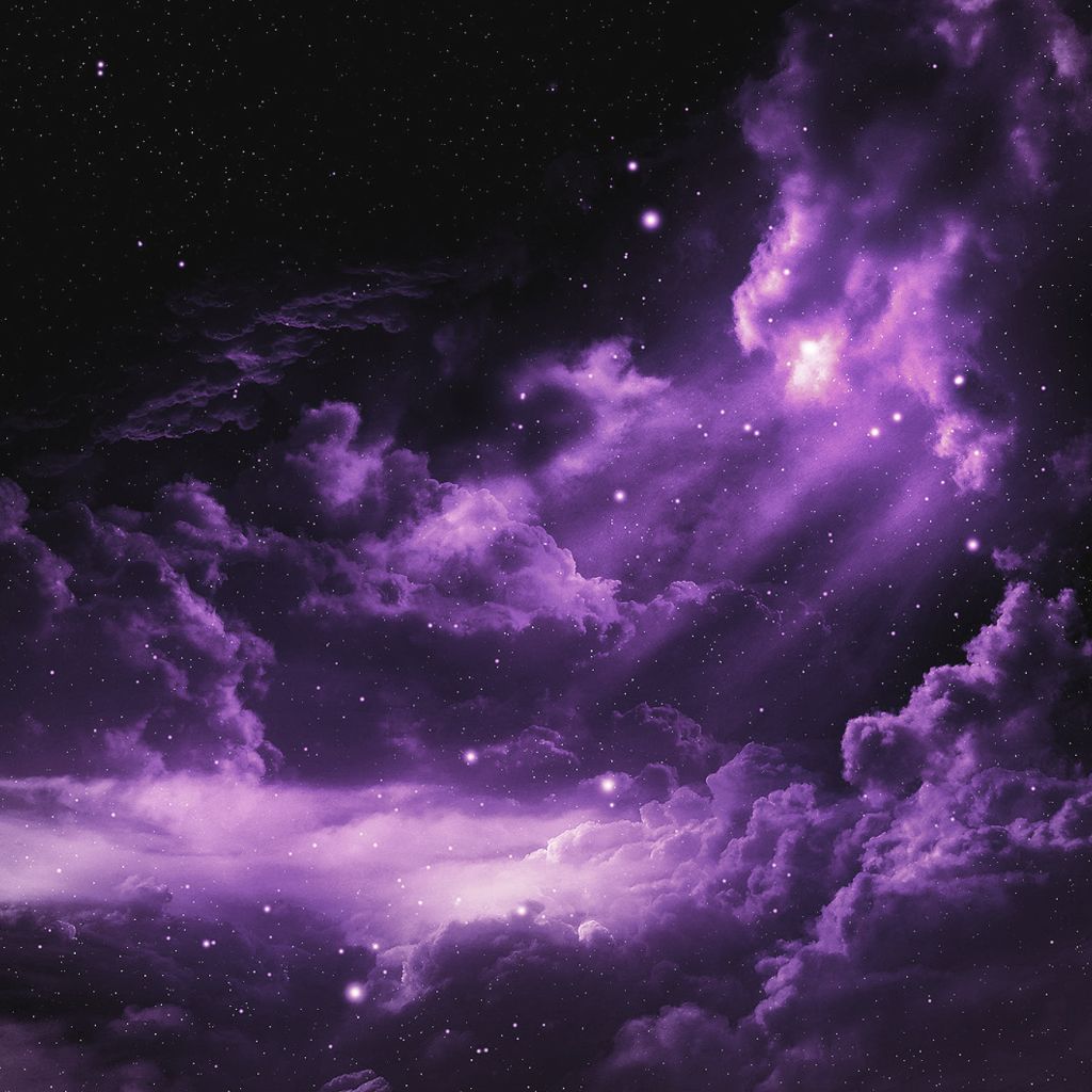 1024x1024 Purple Space Wallpaper
