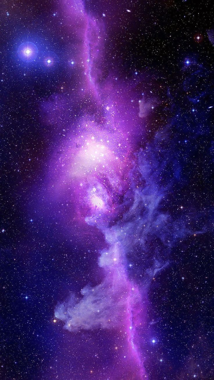 736x1308 Hd Purple Space Wallpaper