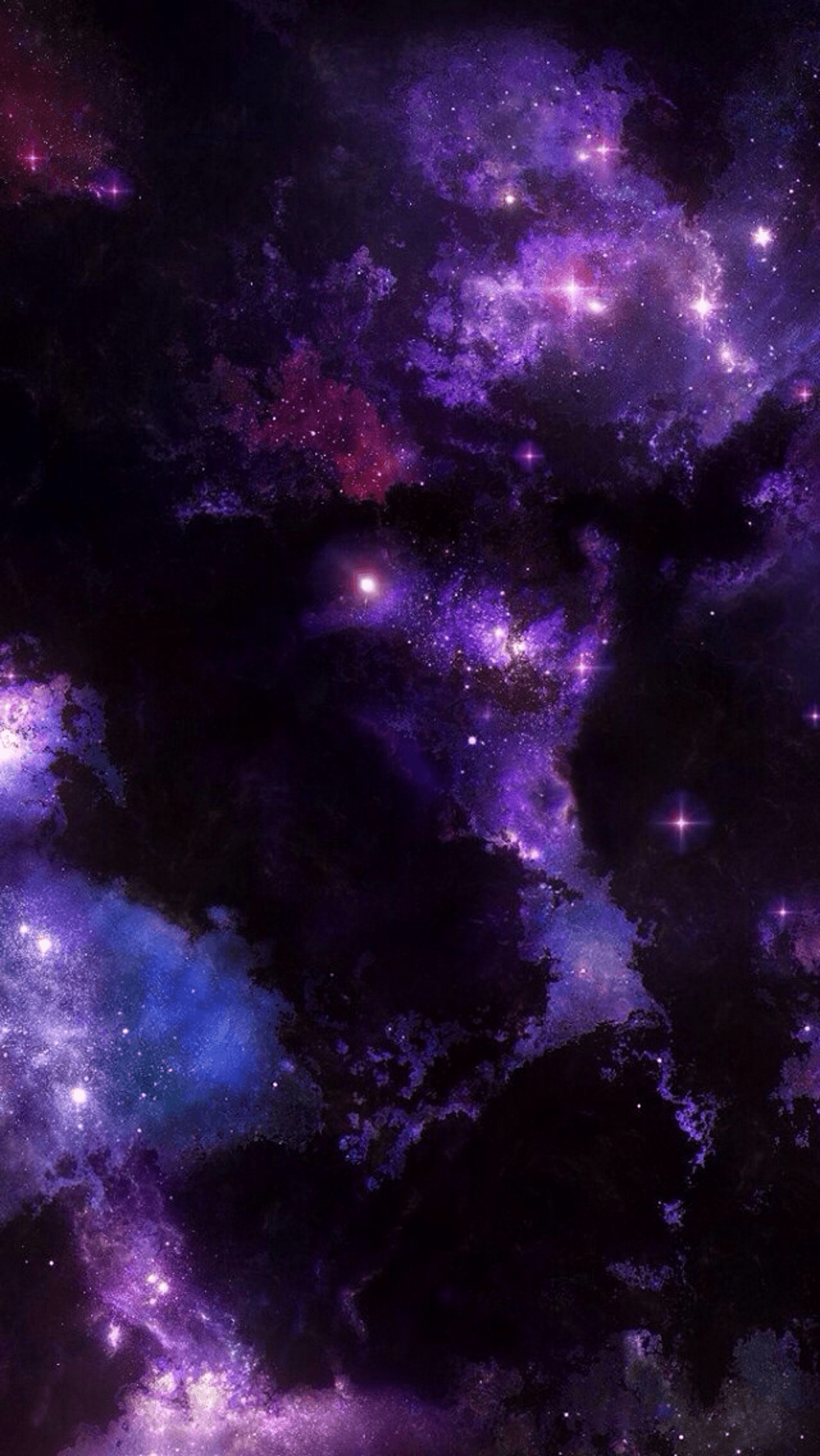 1080x1917 Hd Wallpaper For Iphone Space Purple Wallpaper Wiki