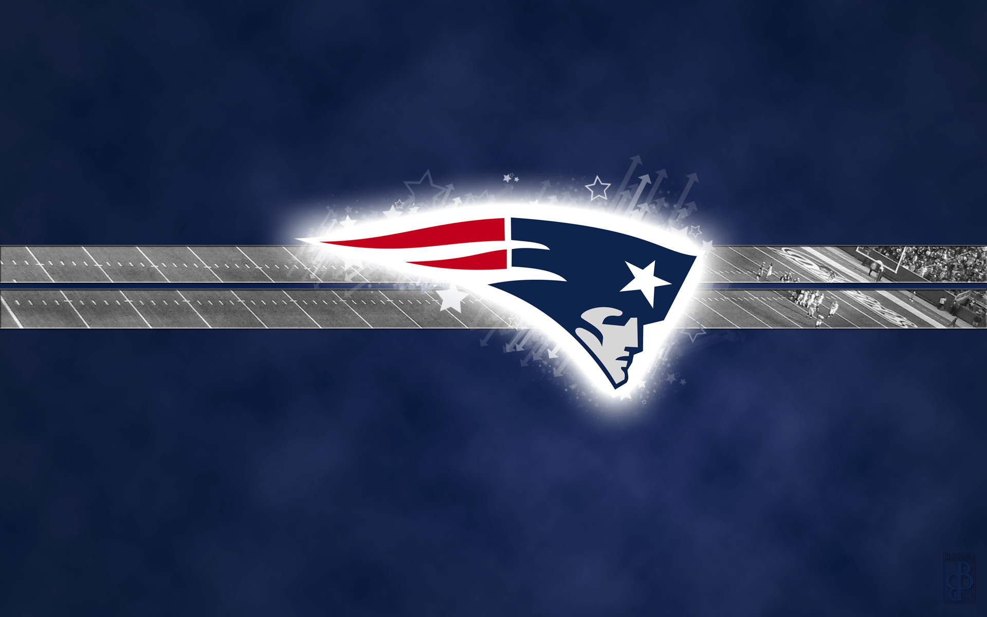 1920x1200 New England Patriots Football Logo Desktop Wallpaper