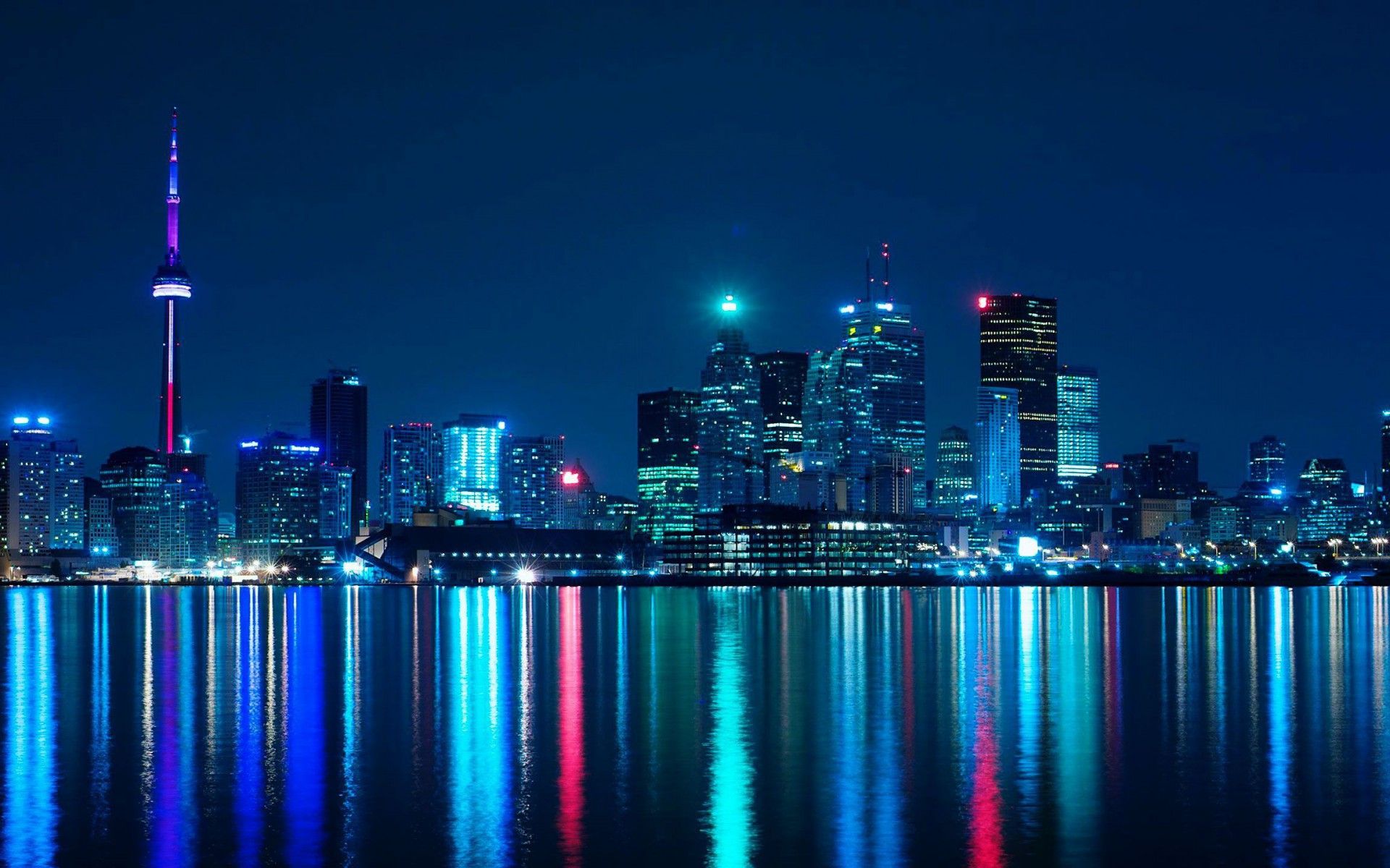 1920x1200 Toronto Skyline At Night 963 Toronto Hd Wallpaper