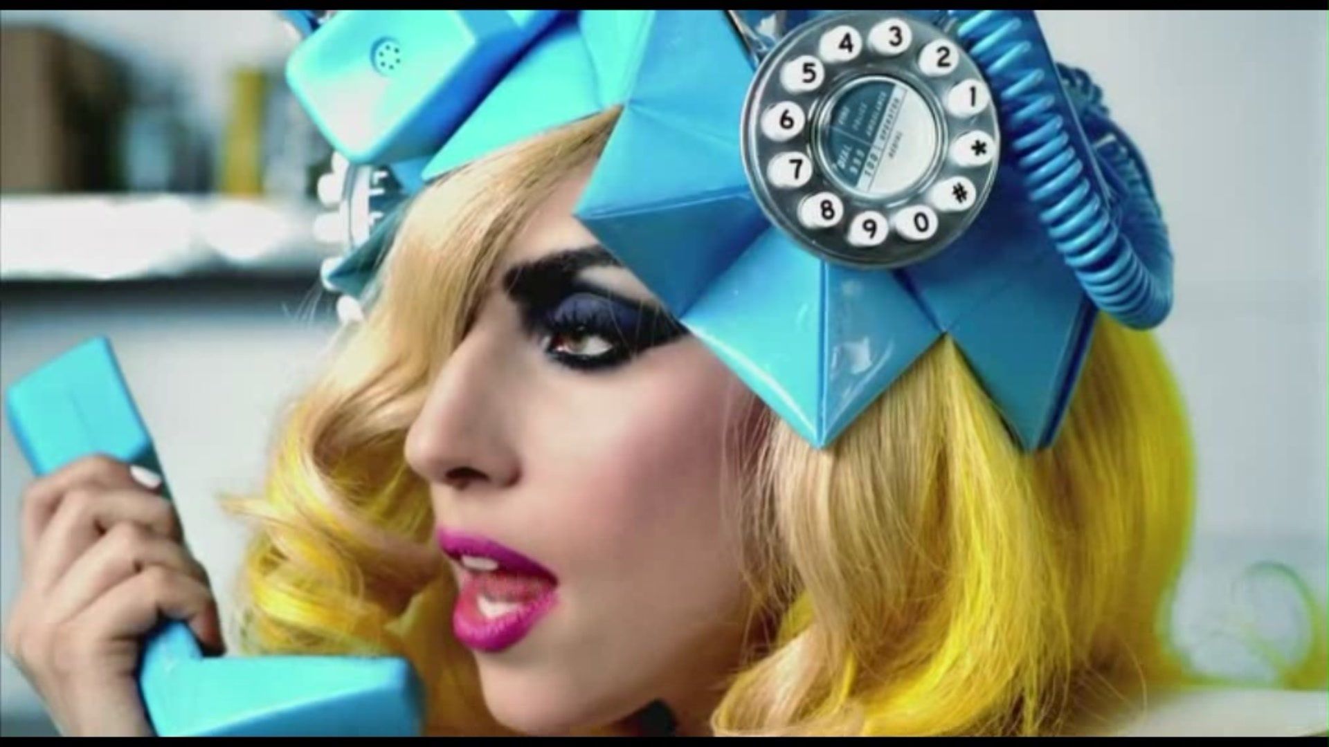 1920x1080 Lady Gaga Telephone Video Klip Image