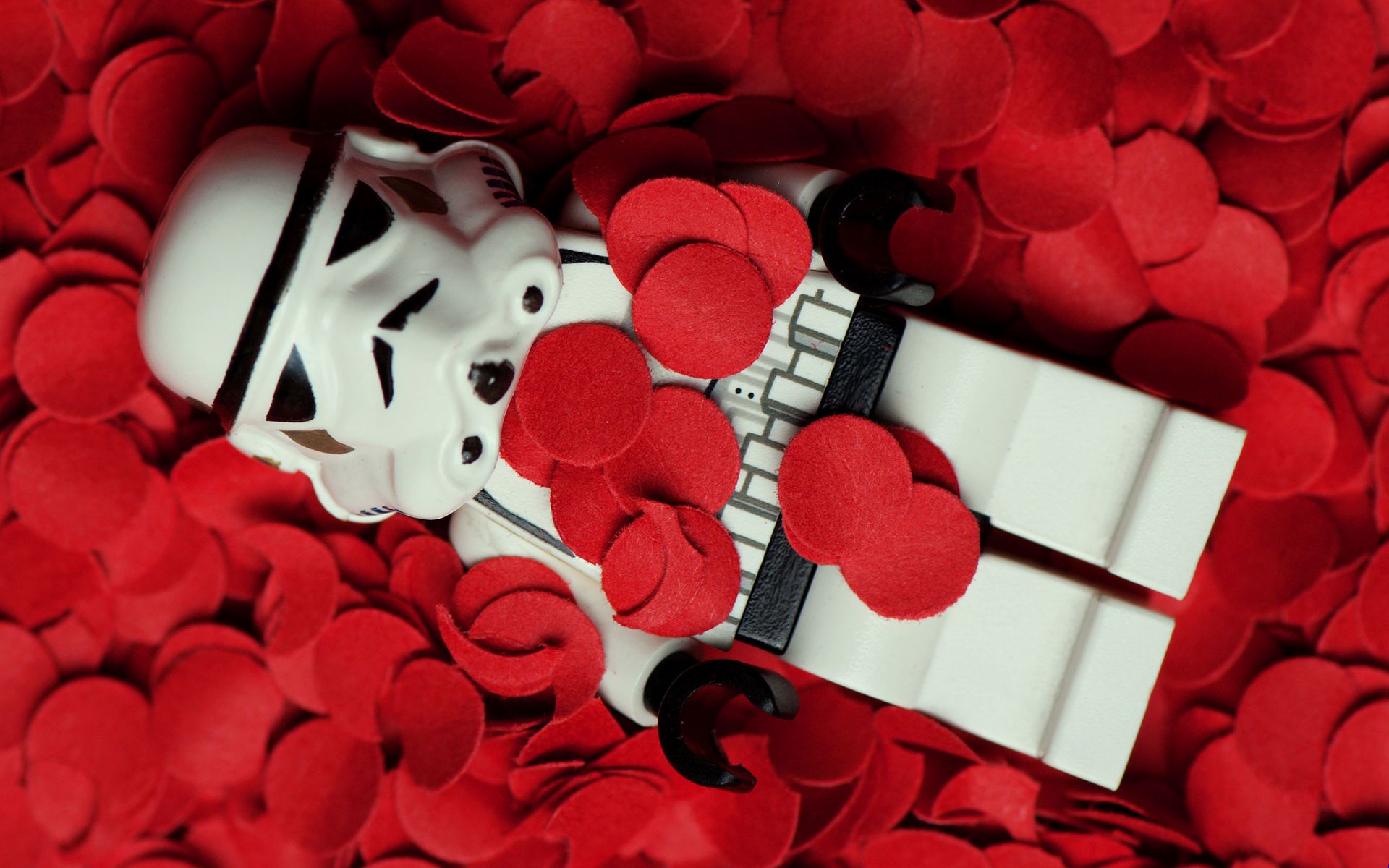1920x1200 Star Wars Flowers Stormtroopers American Beauty Legos Rose Petals