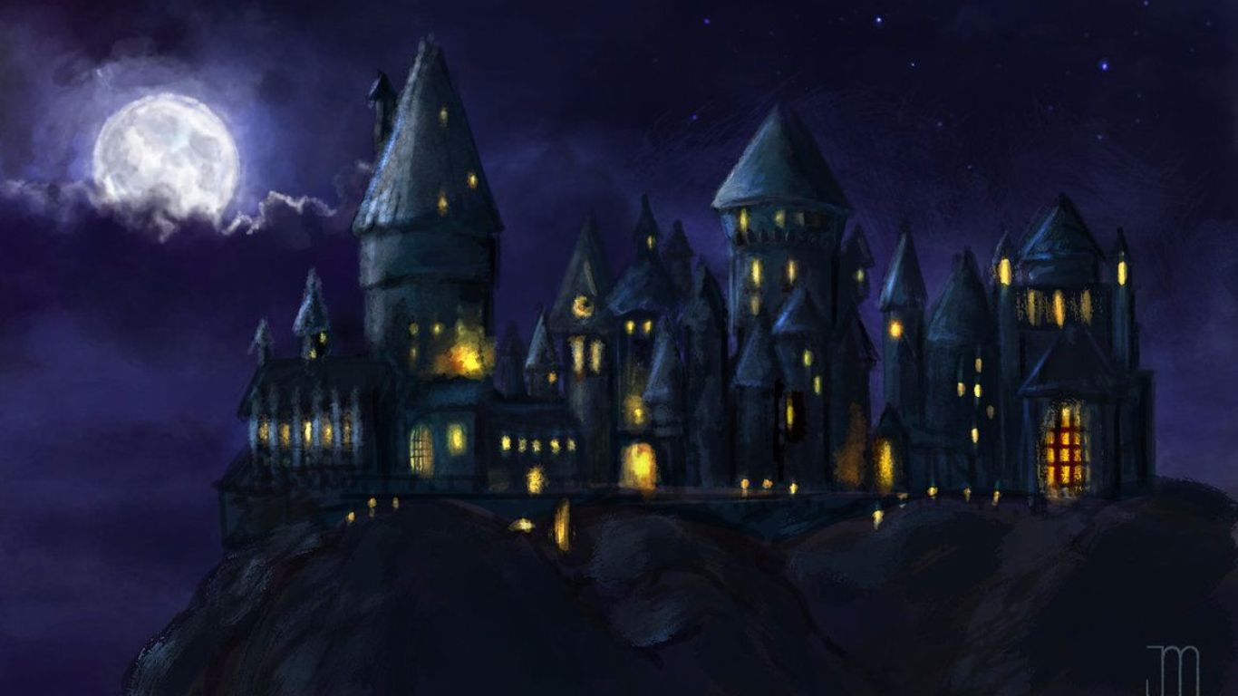 1366x768 Hogwarts Castle Wallpaper