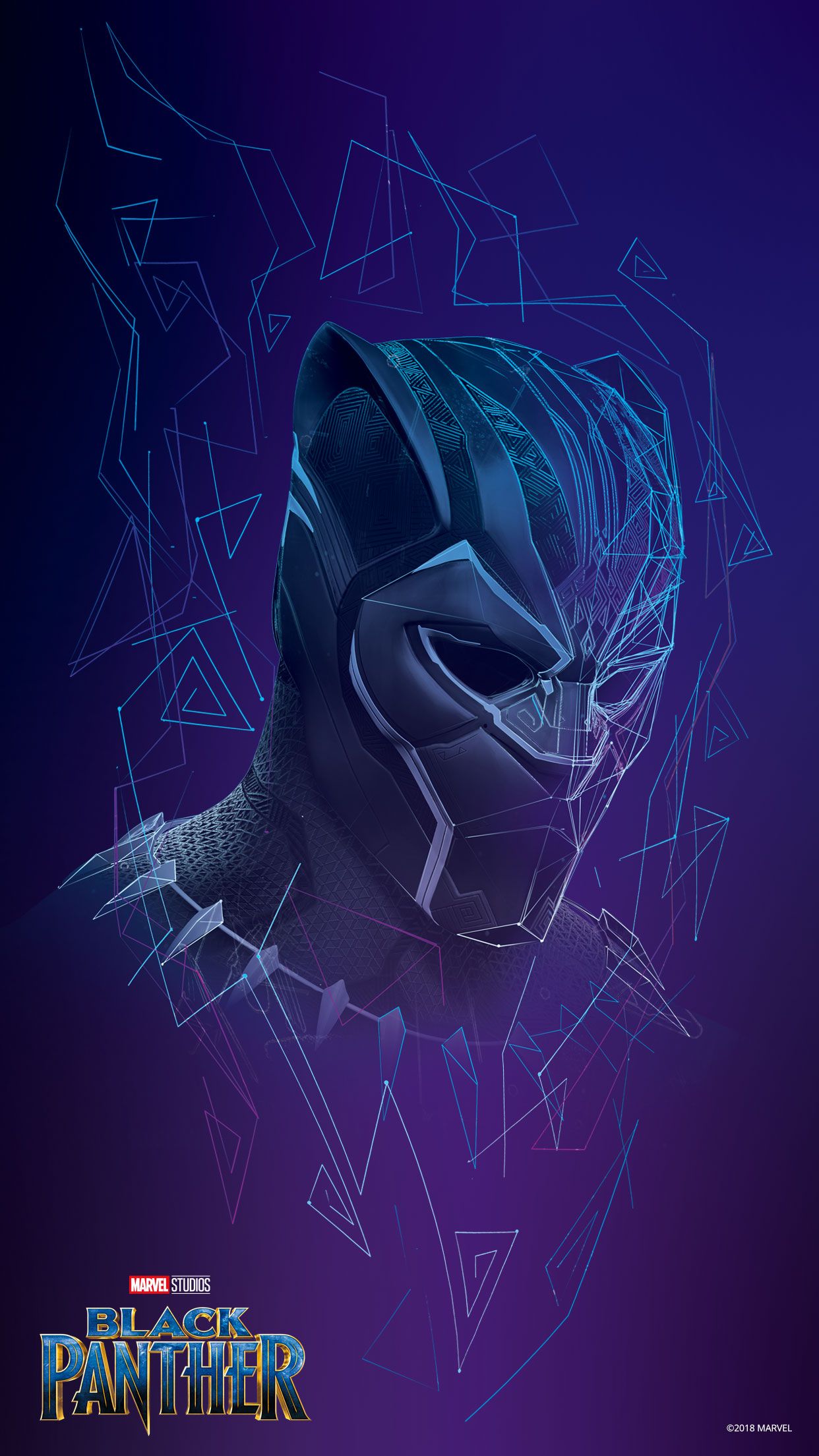 1242x2209 Keep It Slick With These Black Panther Mobile Wallpaper