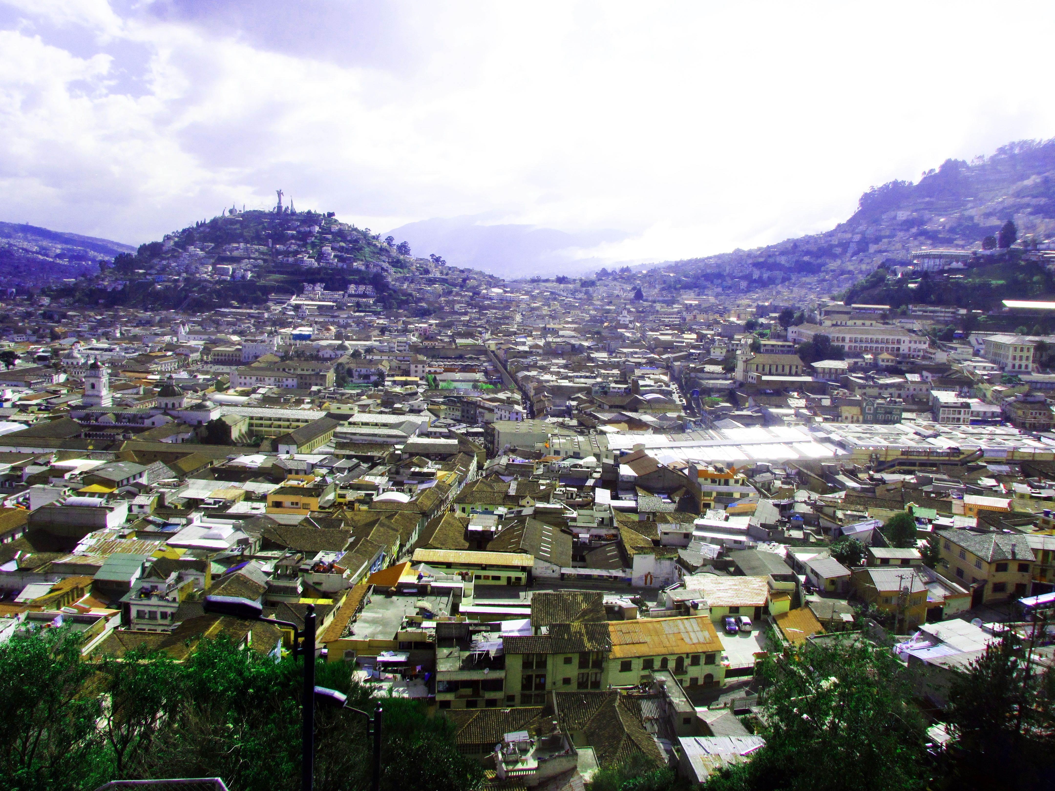 4320x3240 Quito Mountain Village Hd Wallpaper Background