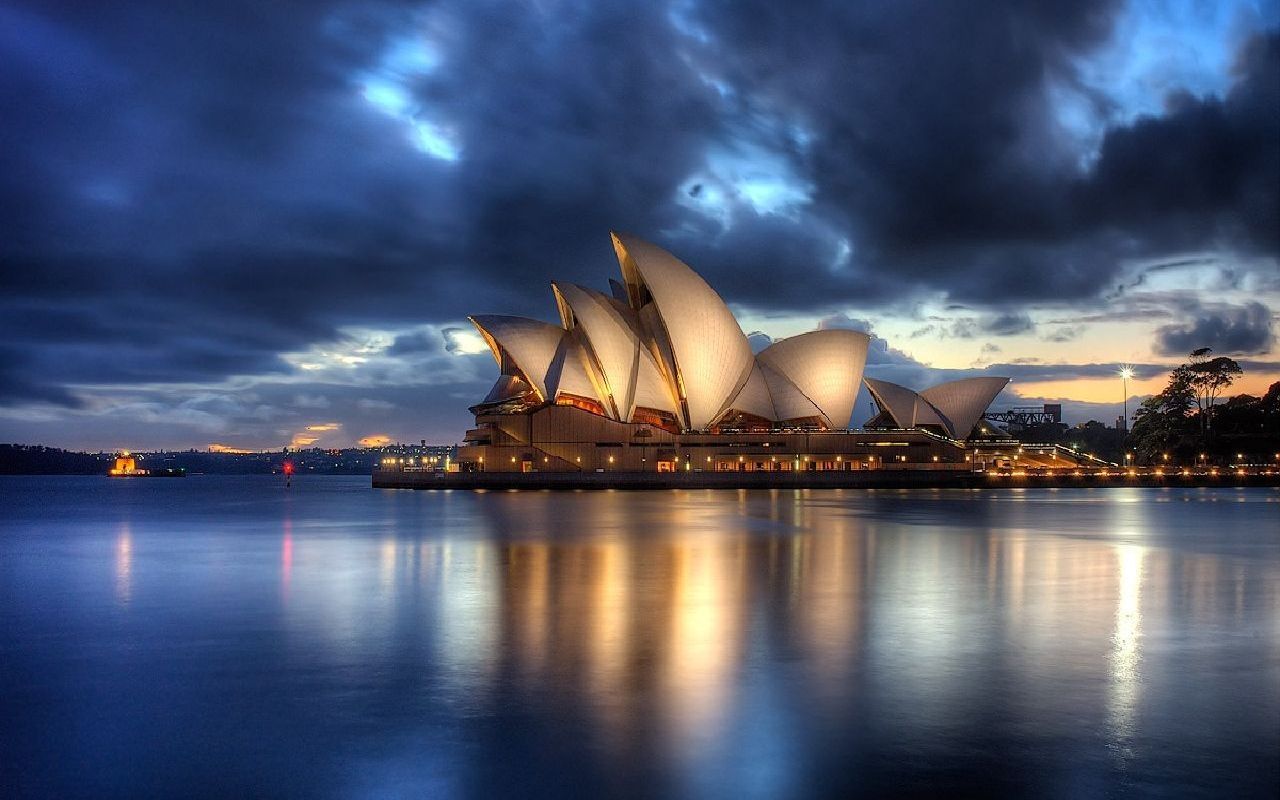 1280x800 Sydney Opera House View Wallpaper 1280x800