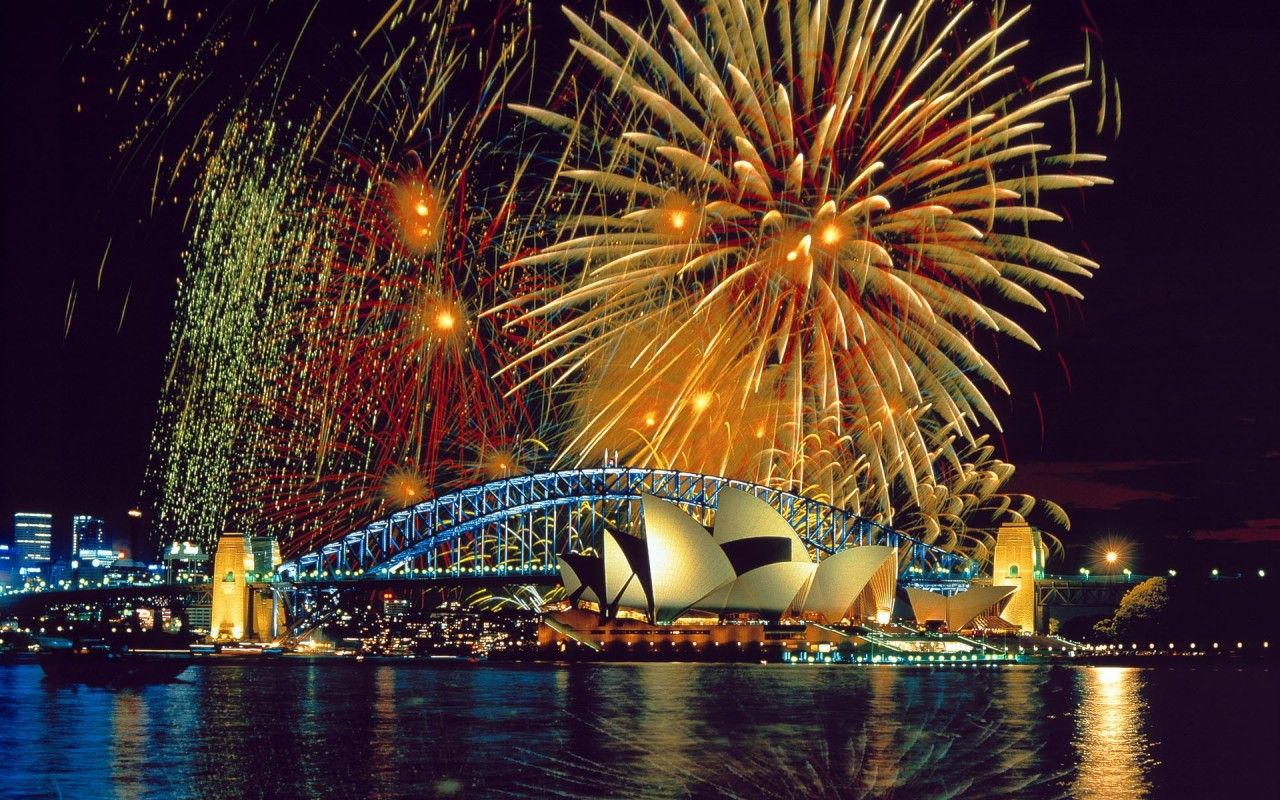 1280x800 Fireworks At The Sydney Opera House Australia World Wallpaper Fireworks At The Sydney Opera House Australia
