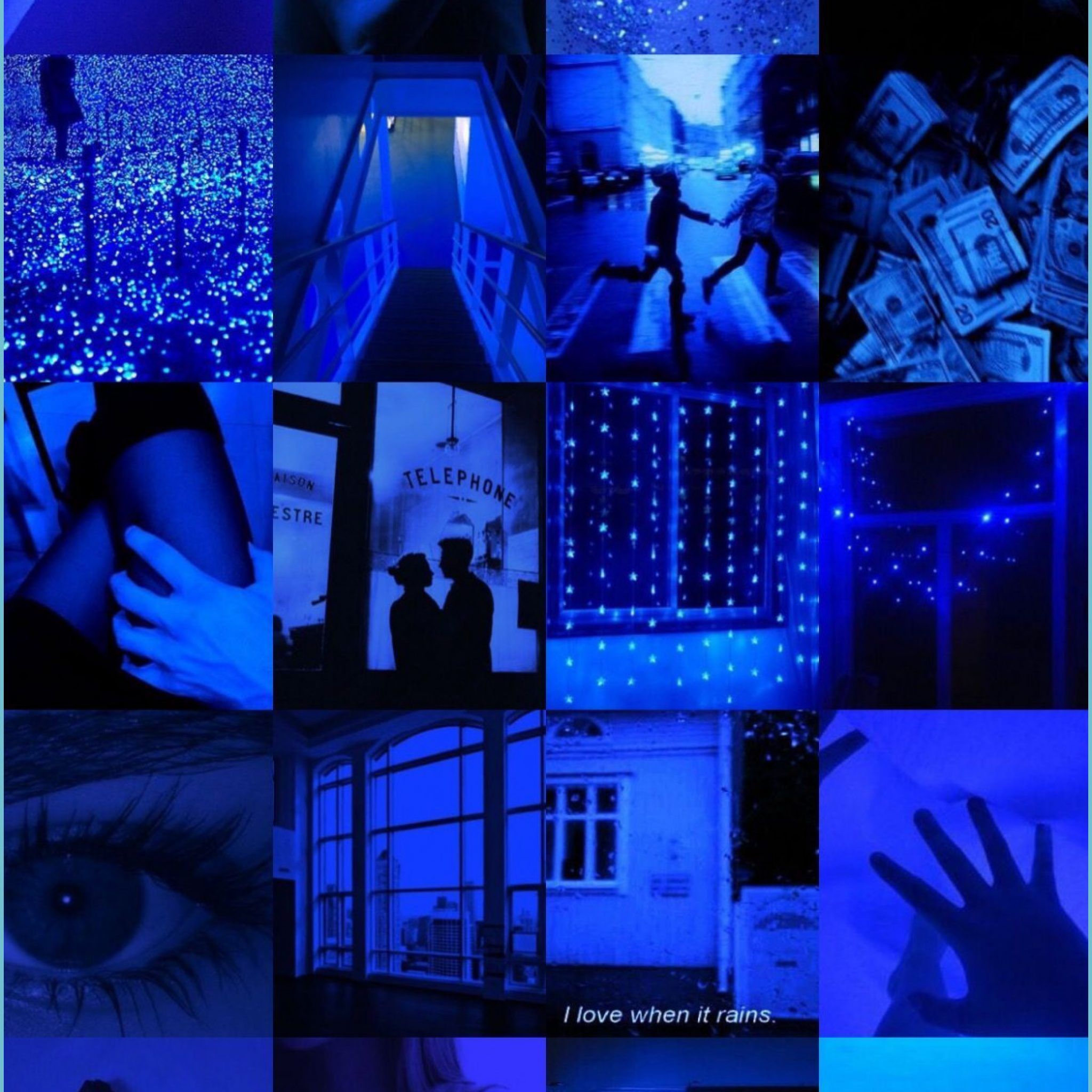 2048x2048 Dark Blue Aesthetic Tumblr Wallpaper Top Free Dark Blue Neon Blue Aesthetic Wallpaper
