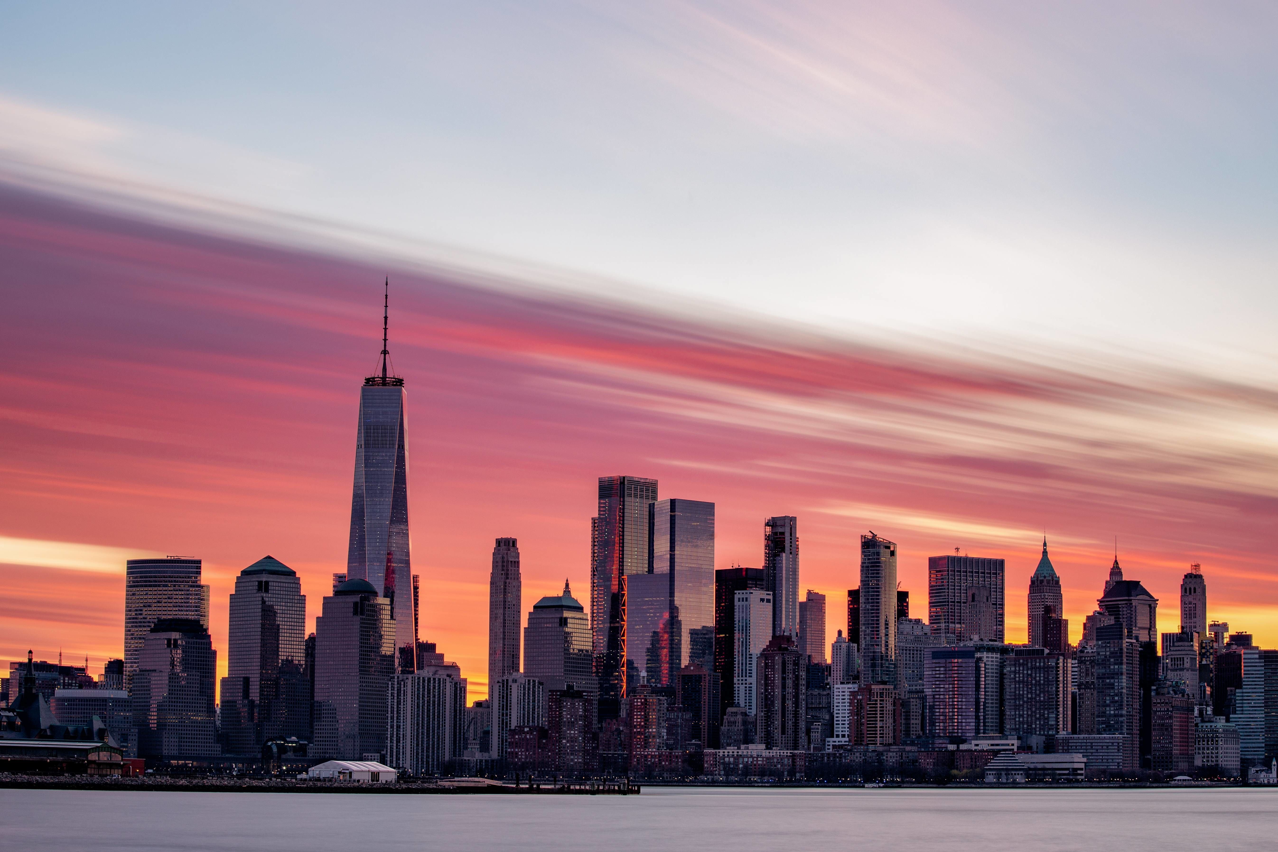 5386x3591 Sunrise Over Lower Manhattan Wallpaper Hd City 4k Wallpaper Image Photo And Background