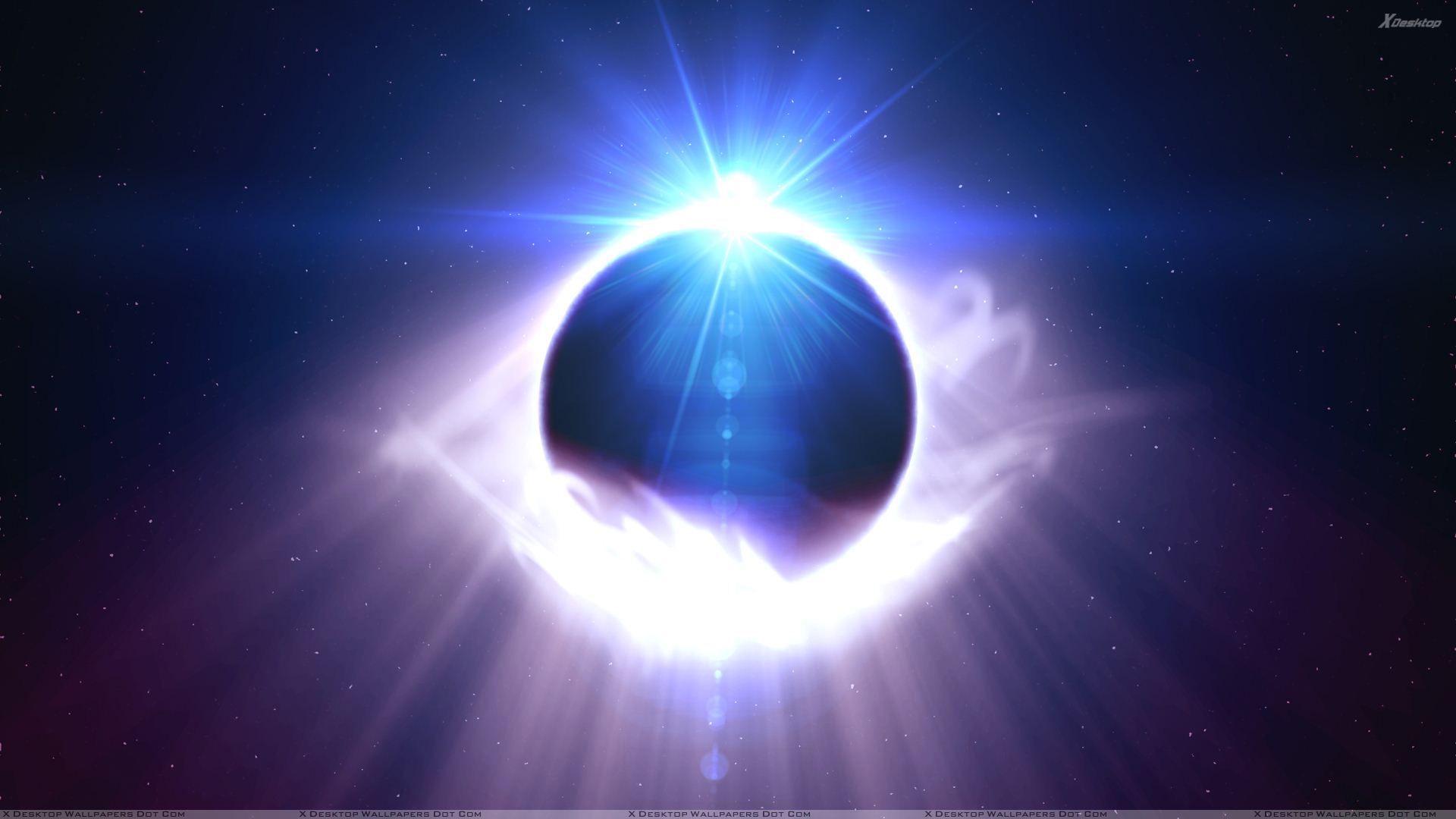 1920x1080 Mystic Eye And Blue Background Wallpaper
