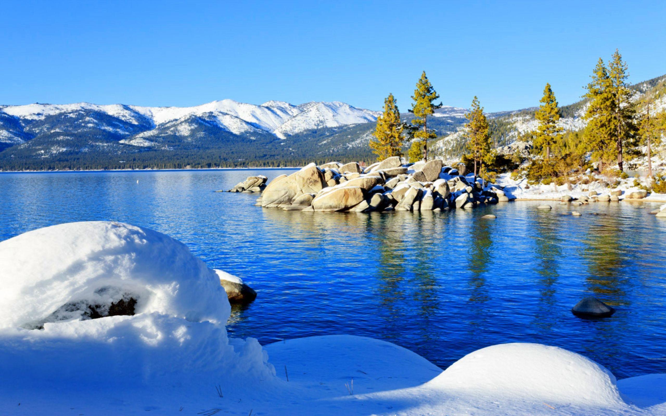 2560x1600 Lake Tahoe Winter Hd Wallpaper