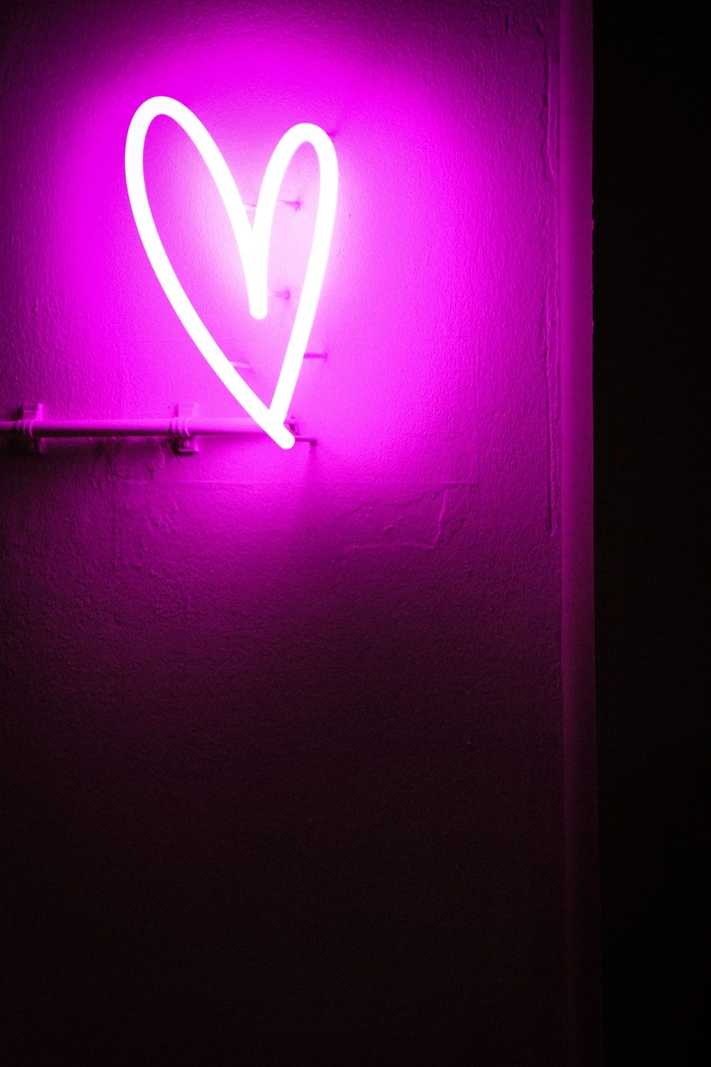 1000x1500 Purple Led Heart Sign Photo 8211 Free Neon Image