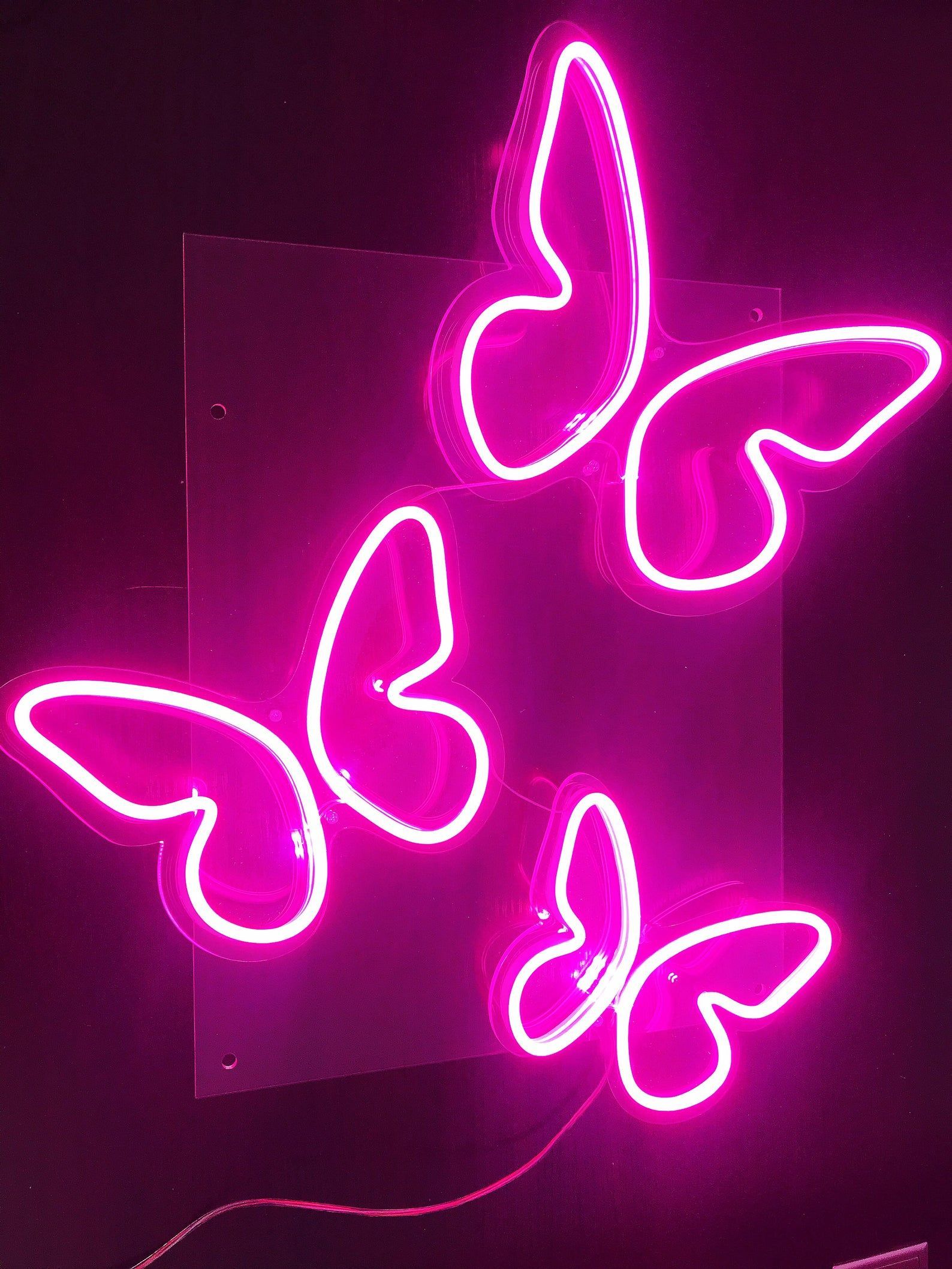 1588x2117 Big Sales Butterfly Neon Light Neon Sign Handmade Neon Light In 2022 Wall Collage Bedroom Wall Collage Neon Room