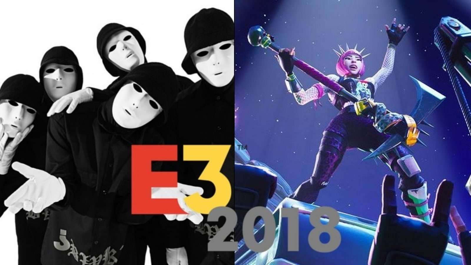 1600x900 Jabbawockeez Dance Crew Makes An Appearance At The Fortnite Booth At E3 Dexerto