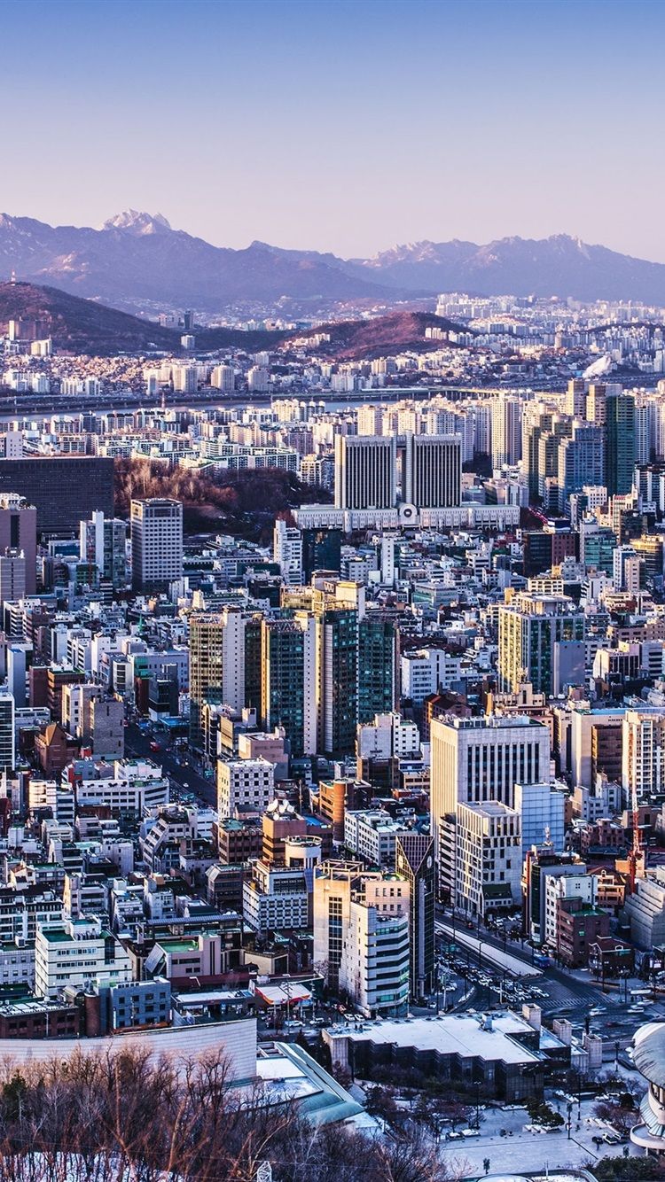 750x1334 Korea Seoul City 750x1334 Iphone 8 7 6 6s Wallpaper Background Picture Image