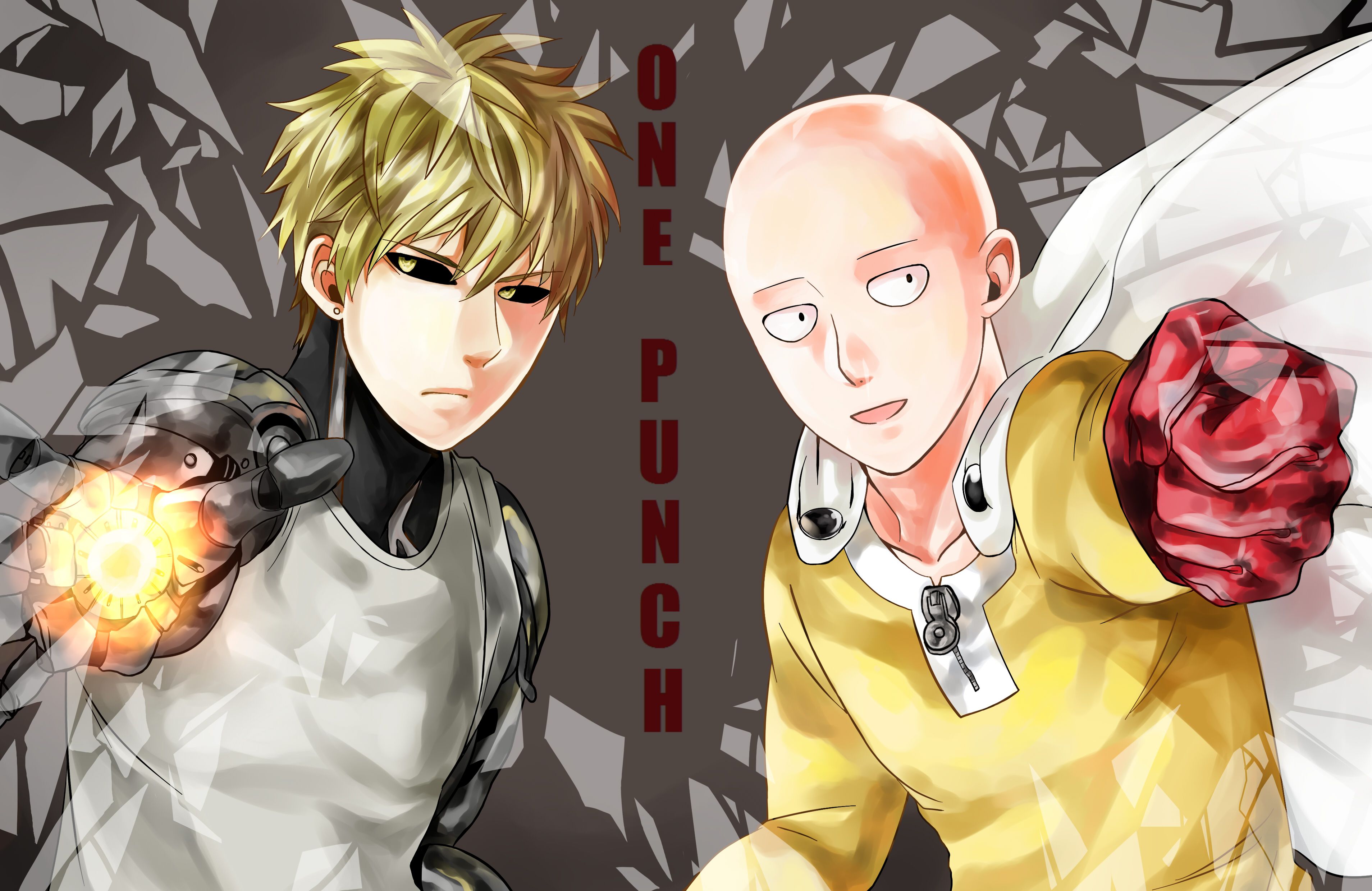 3816x2480 Genos One Punch Man One Punch Man Saitama One Punch Man Wallpaper Resolution 3816x2480