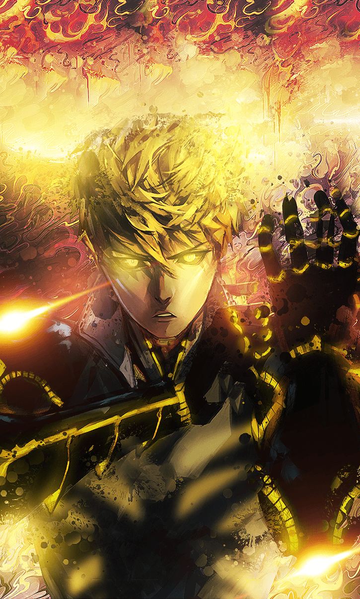 725x1205 I Made A Genos Wallpaper For Mobile Onepunchman