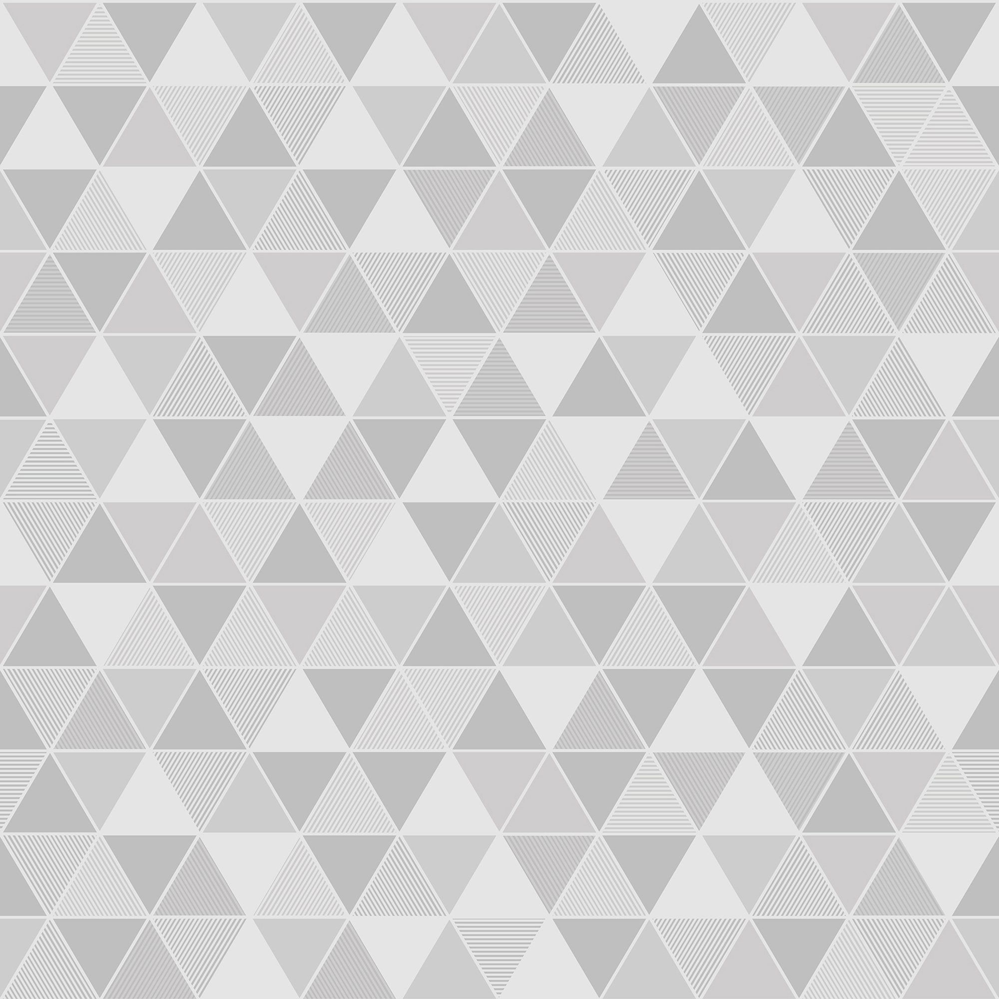 2000x2000 Triangular Light Grey Geometric Wallpaper