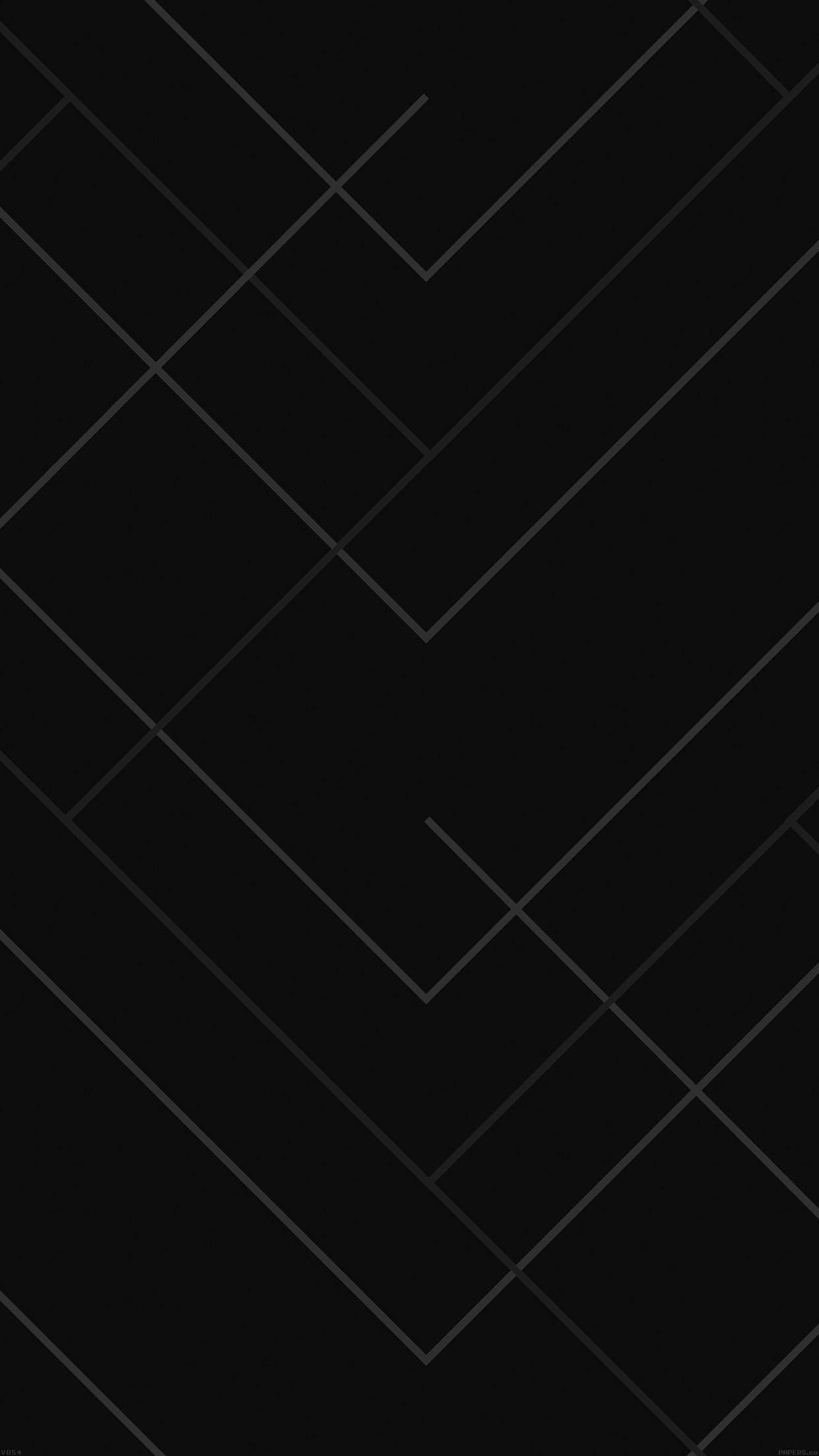 1242x2208 Black Geometric Wallpaper