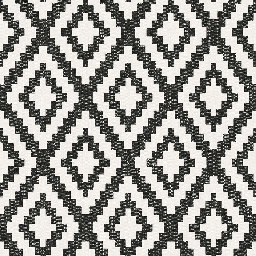 1000x1000 Fabric Geometric Wallpaper Mono Wallpaper From I Love Wallpaper Uk