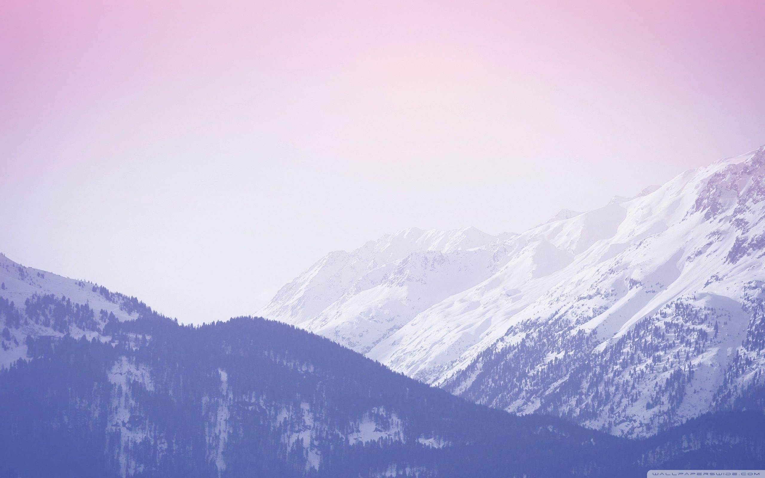 2560x1600 White Mountain Landscape Winter 4k Hd Desktop Wallpaper