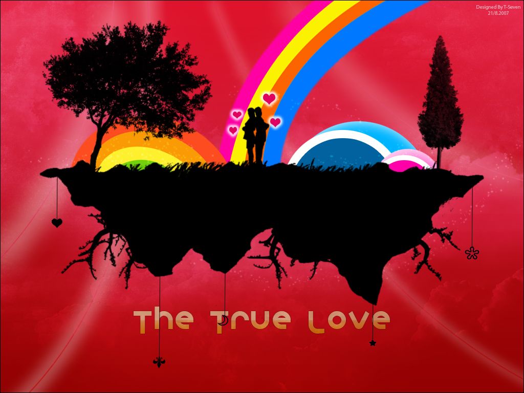 1024x768 The True Love Wallpaper