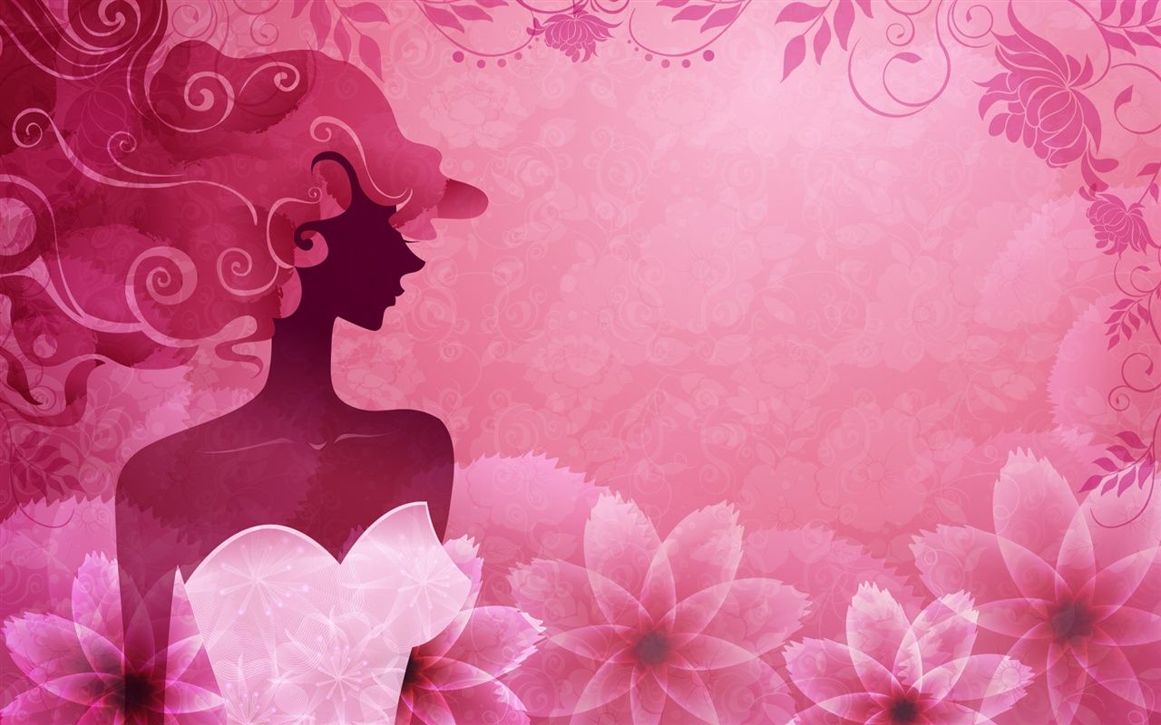 1280x800 Wallpaper Vector Woman Pink Stylish 1920x1200 Hd Picture Image