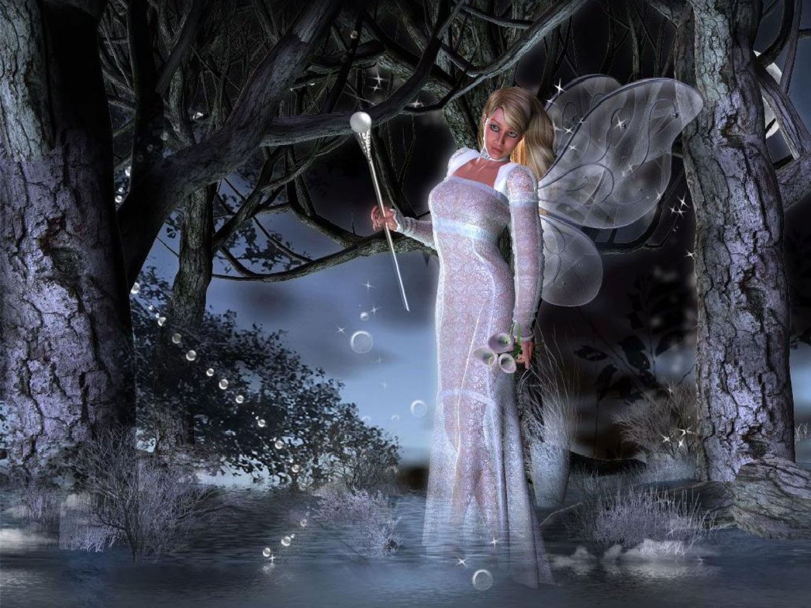 1600x1200 Winter Fae Fairy Wallpaper Fairy Background Fantasy Fairy