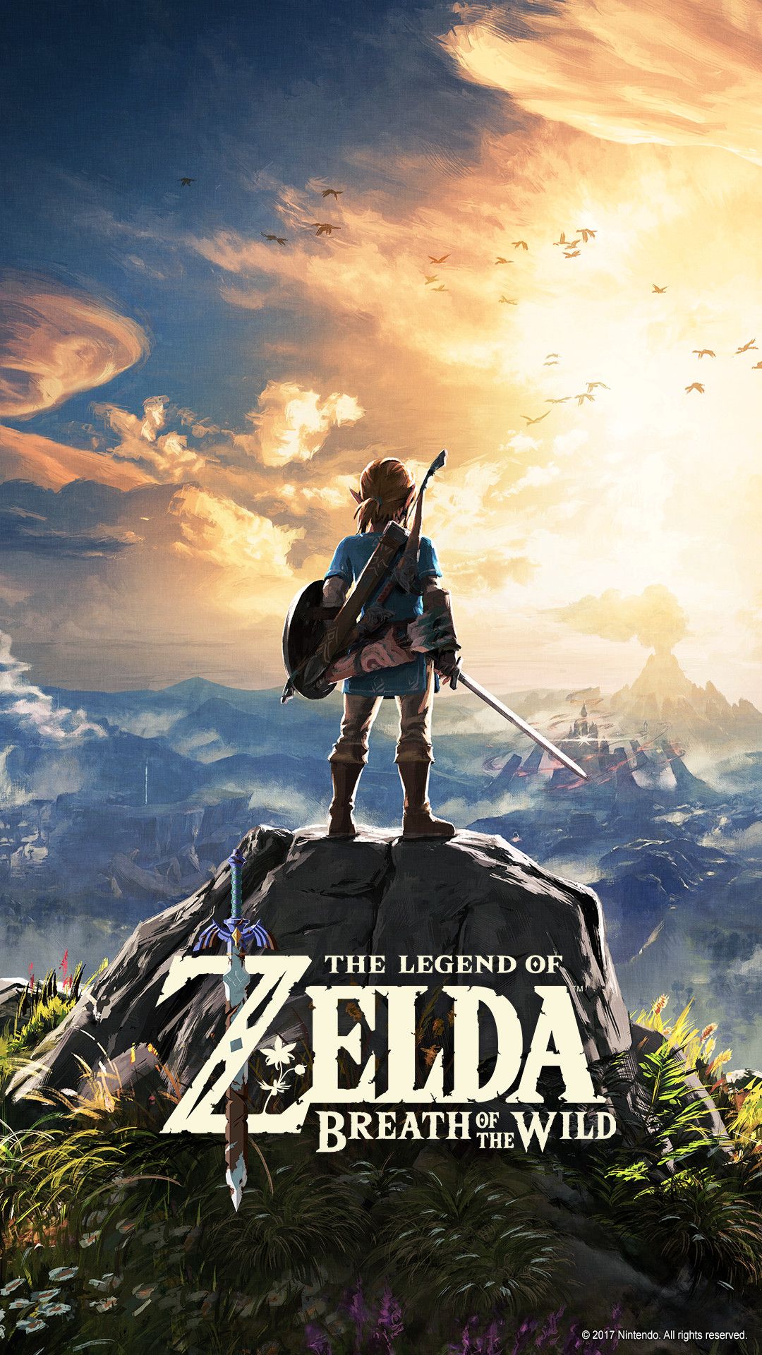 1080x1920 The Legend Of Zelda Breath Of The Wild For The Nintendo Switch Home Gaming System And Wii U Console
