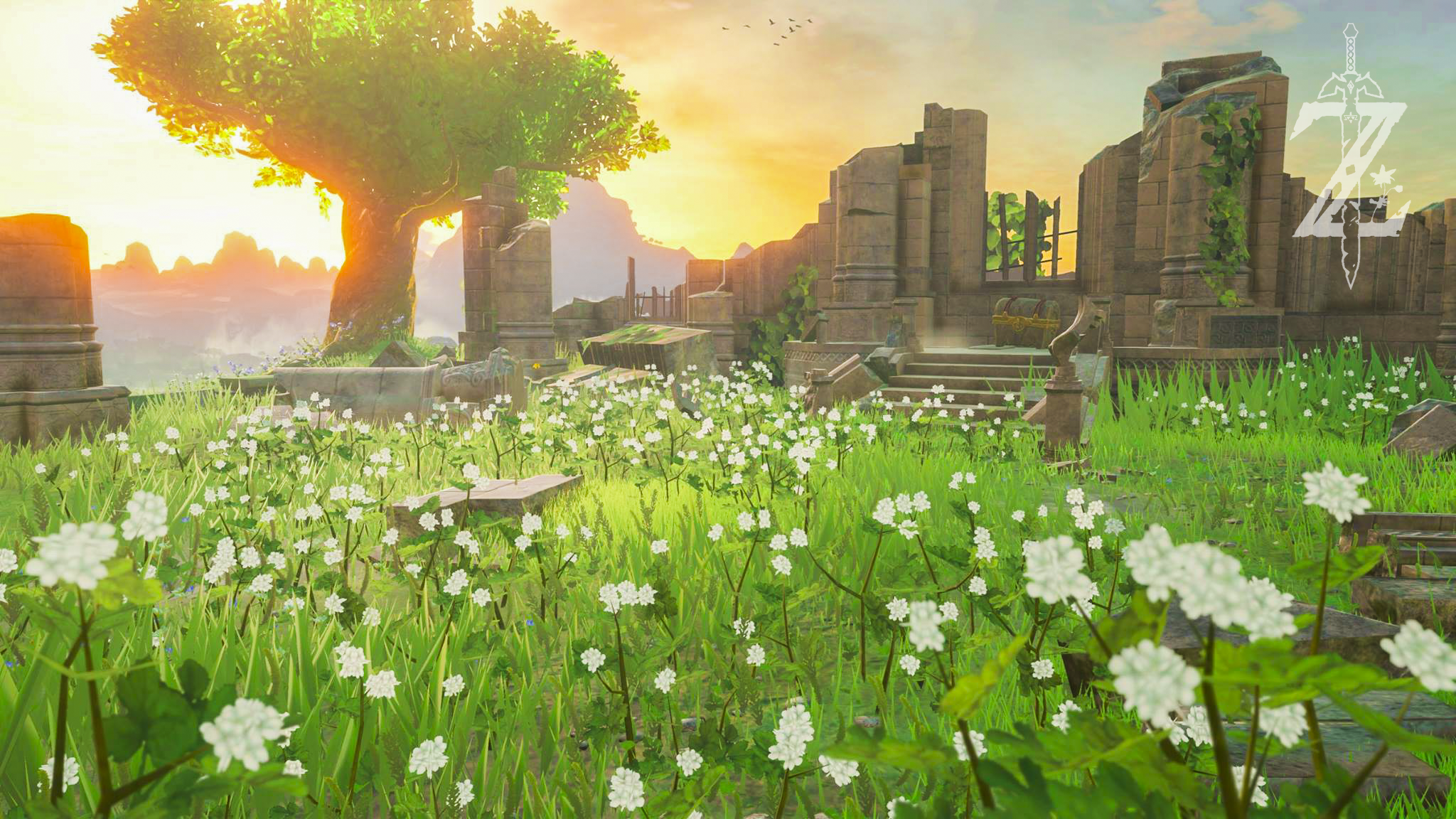 2048x1152 Gorgeous Hd Zelda Breath Of The Wild Wallpaper Quite Quintessential The Stuff Of Life