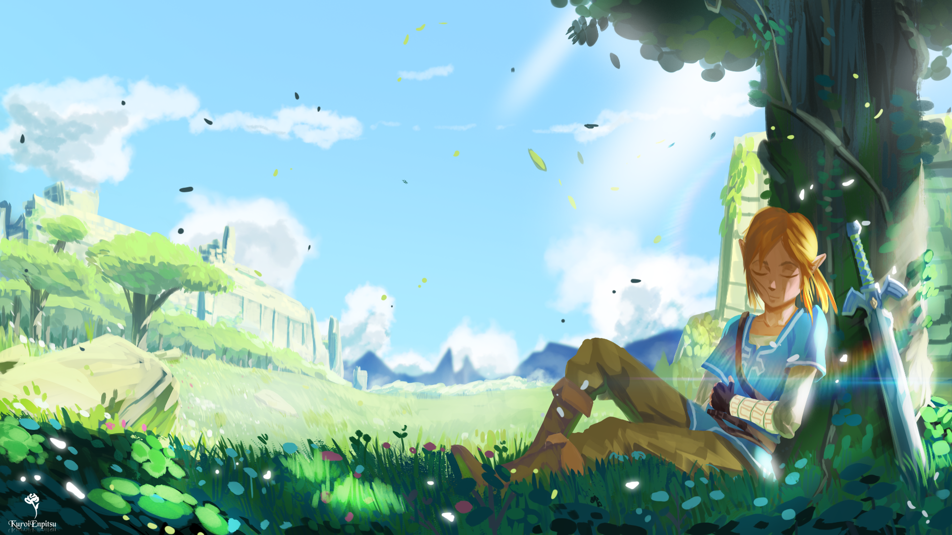 1920x1080 The Legend Of Zelda Breath Of The Wild Wallpaper Background Image View Download Comment And Breath Of The Wild Legend Of Zelda Background Image