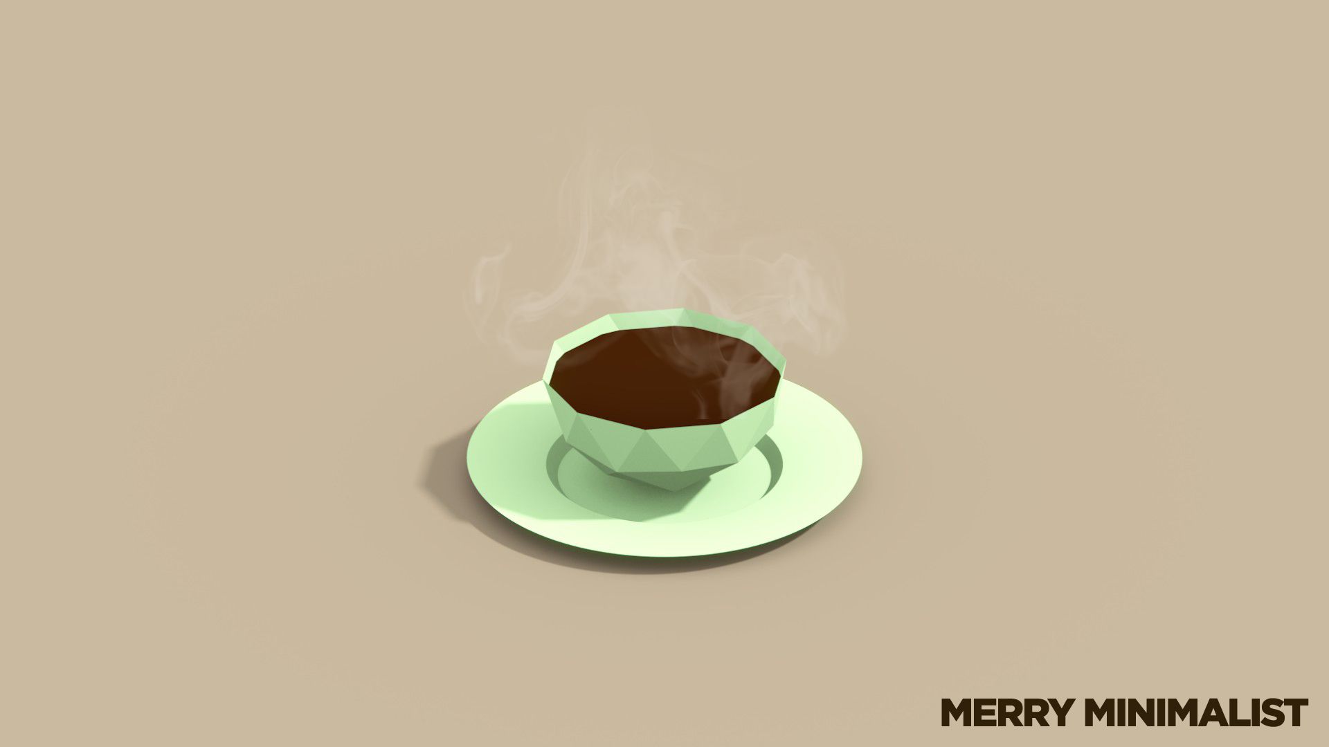 1920x1080 Merry Minimalist Coffee