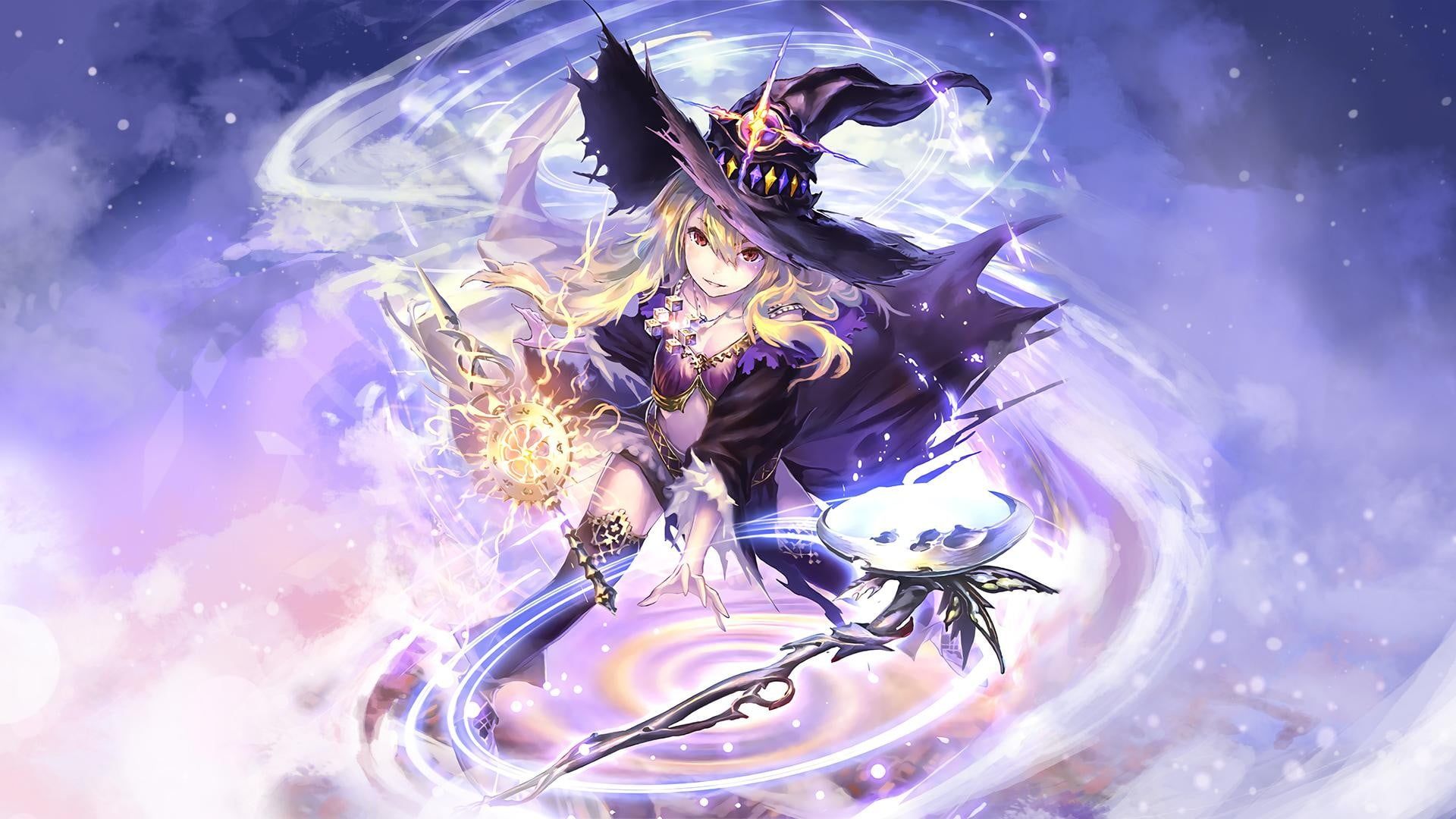 1920x1080 Witch With Fire Wallpaper Wizard Abstract Hd Wallpaper